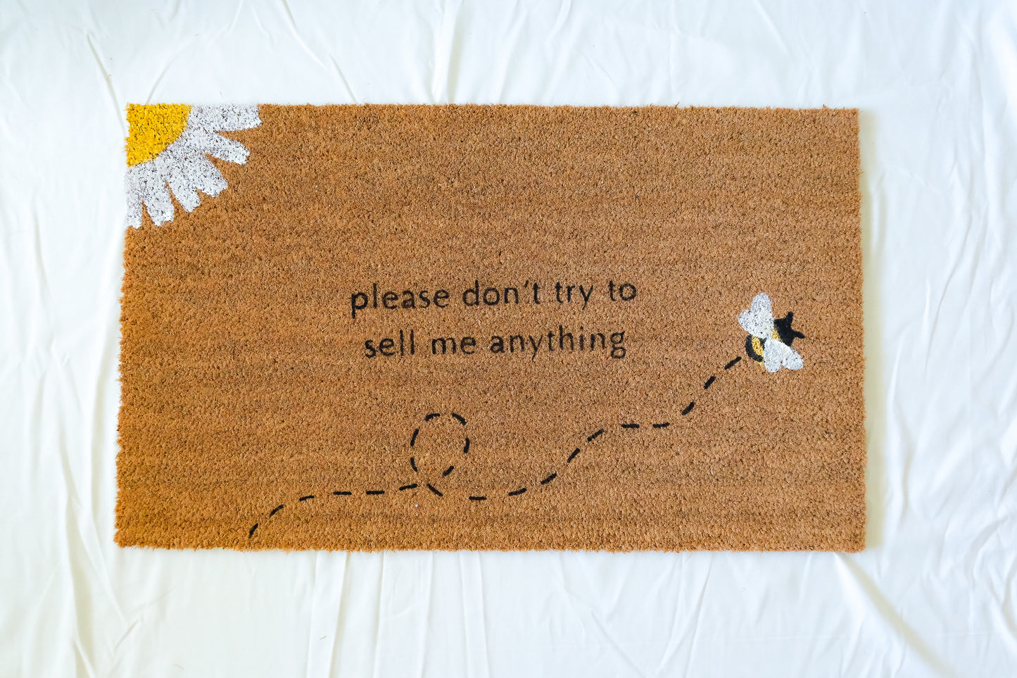 Polite No Soliciting Doormat