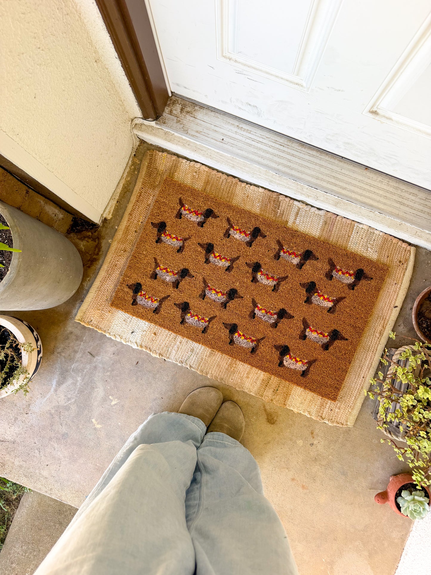 Hot Dog Doormat