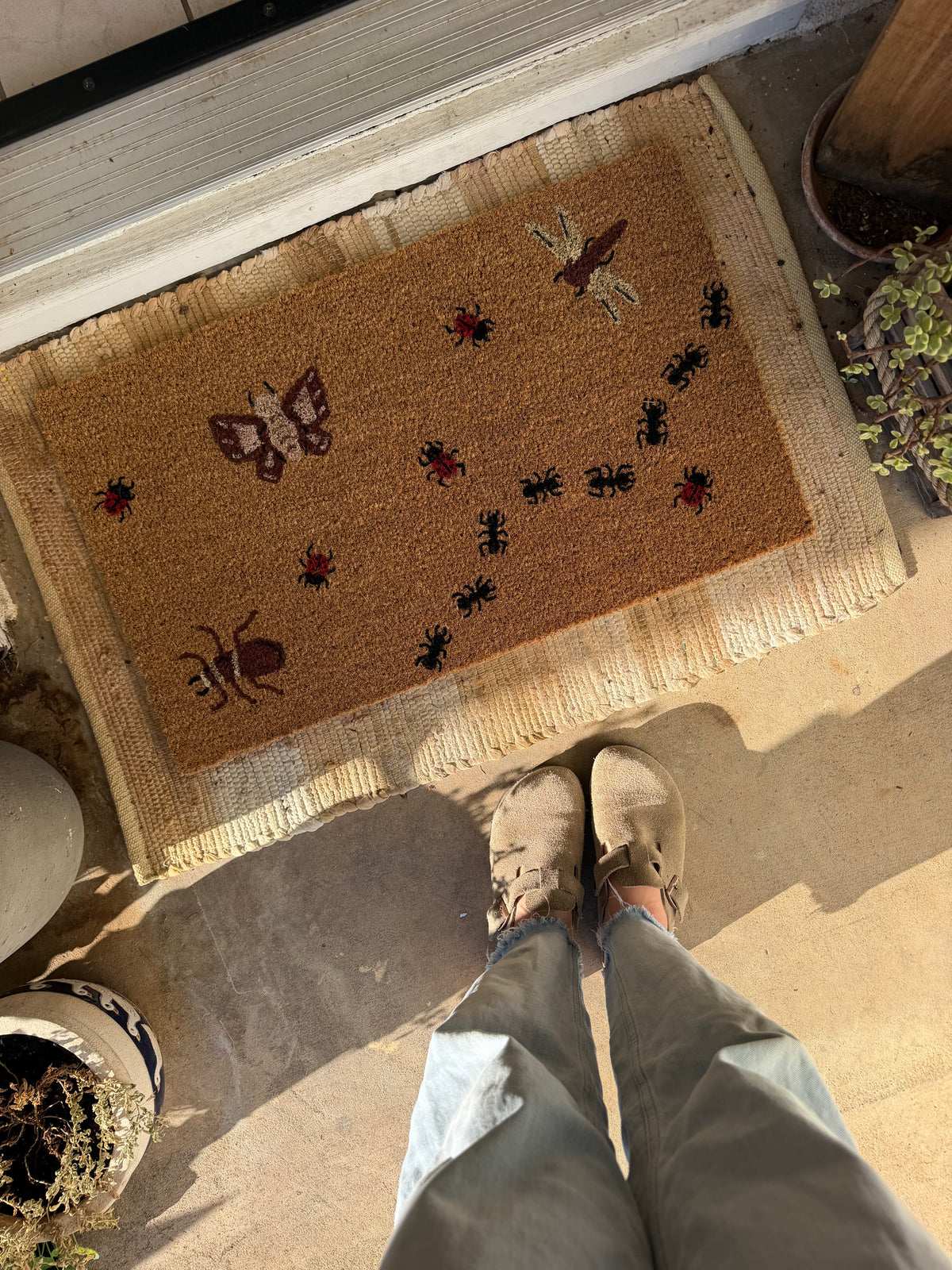 Garden Bugs Doormat
