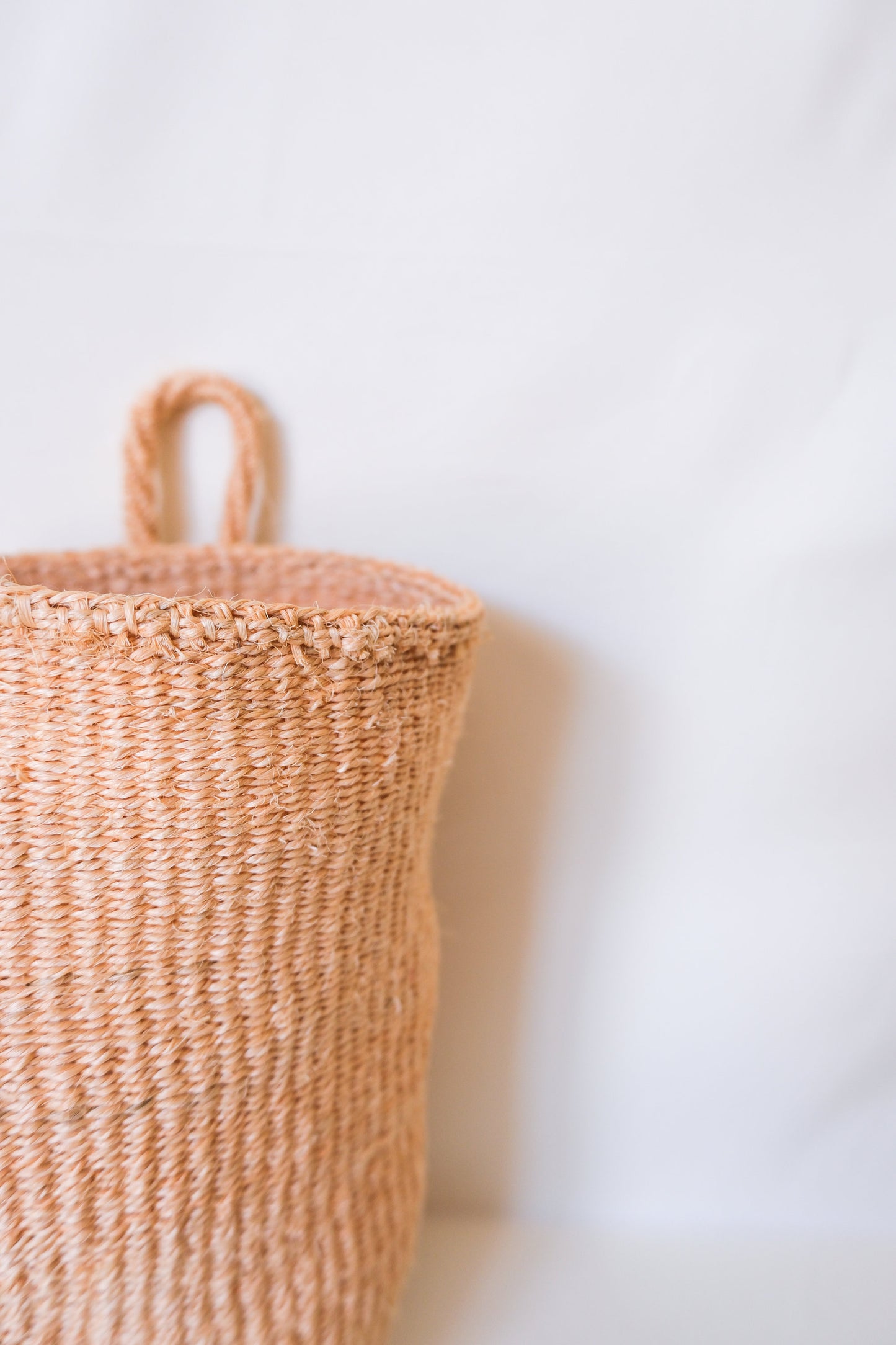 Narrow Hanging Floral Basket