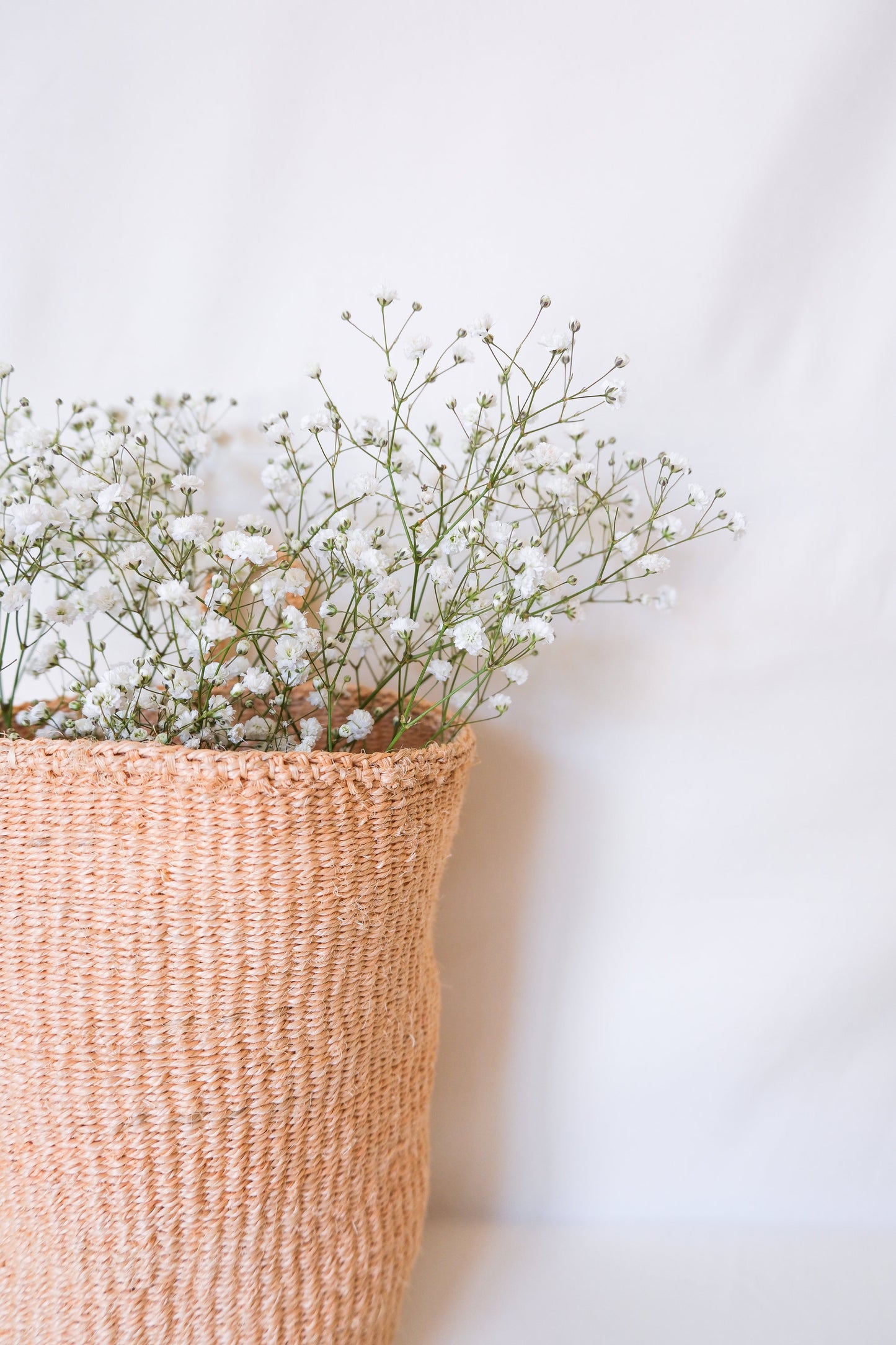 Narrow Hanging Floral Basket