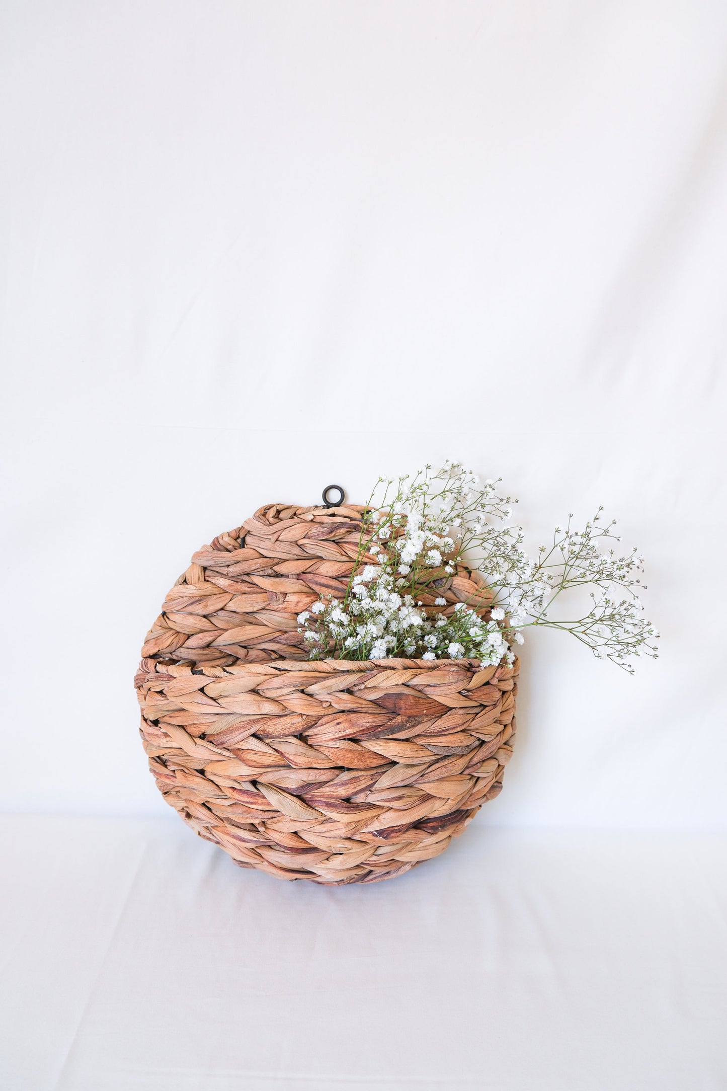 Round Hanging Floral Basket
