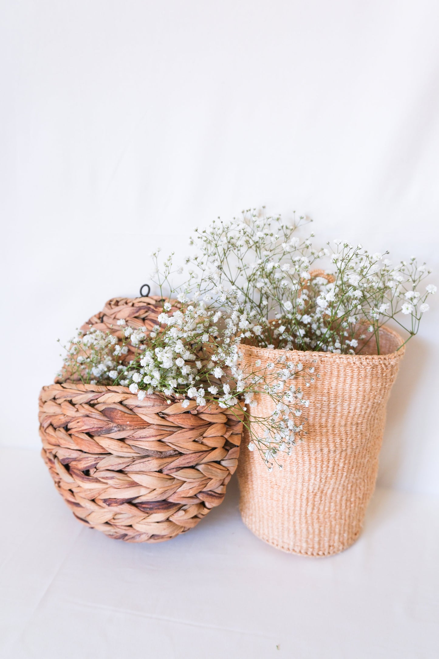 Round Hanging Floral Basket