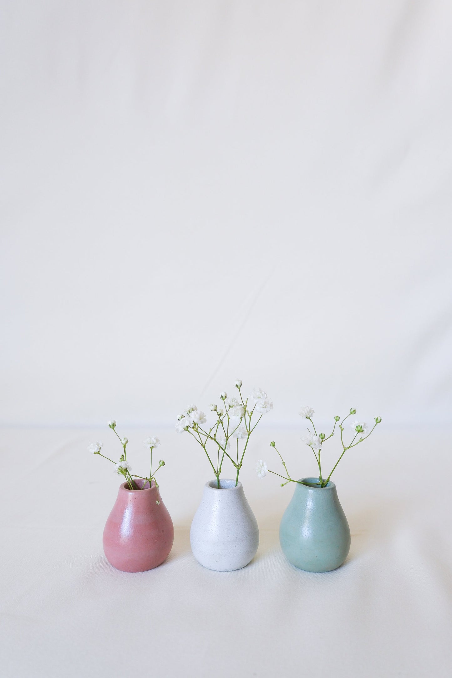Miniature Concrete Bud Vase