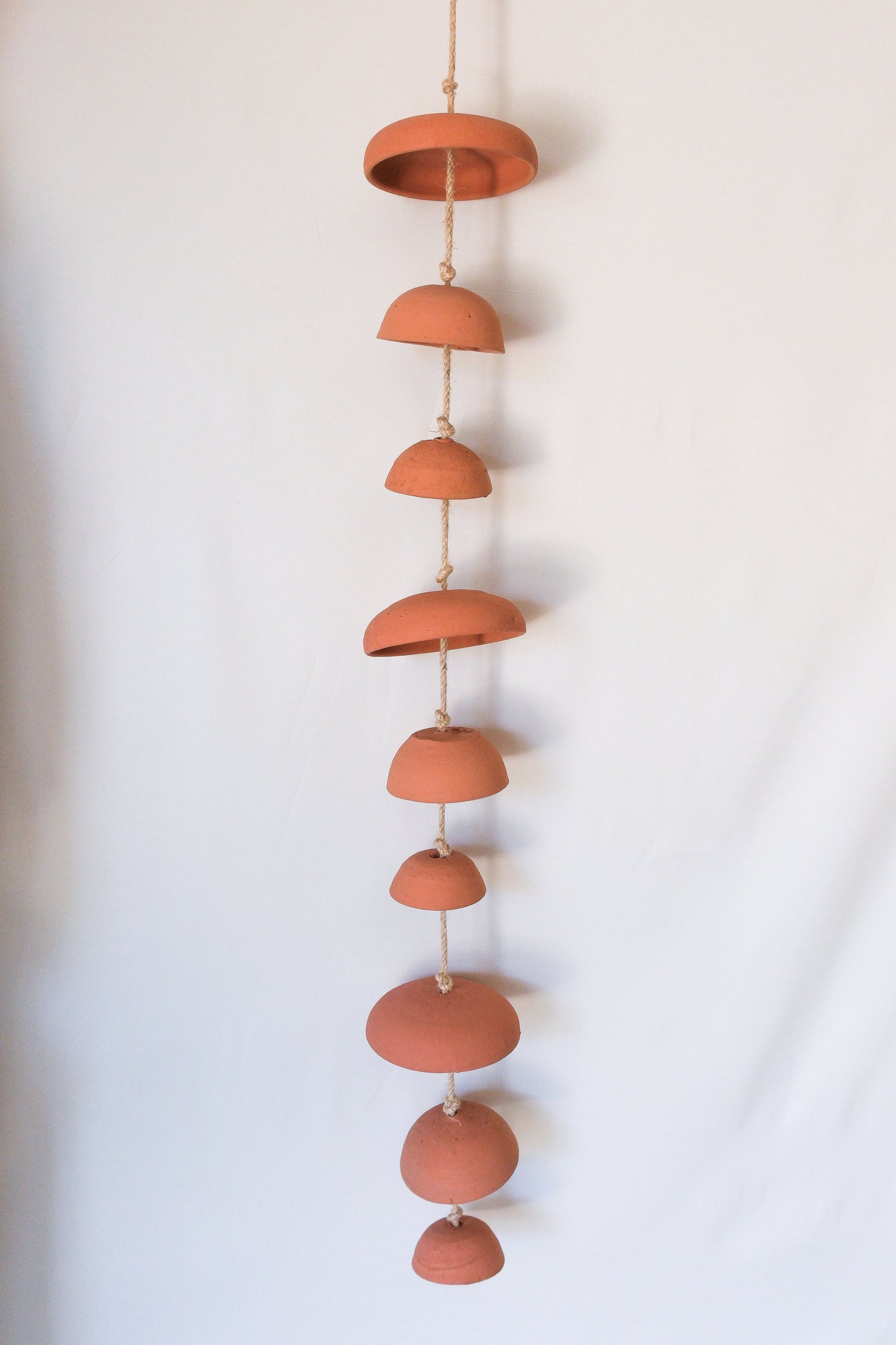Terracotta Moon Chimes