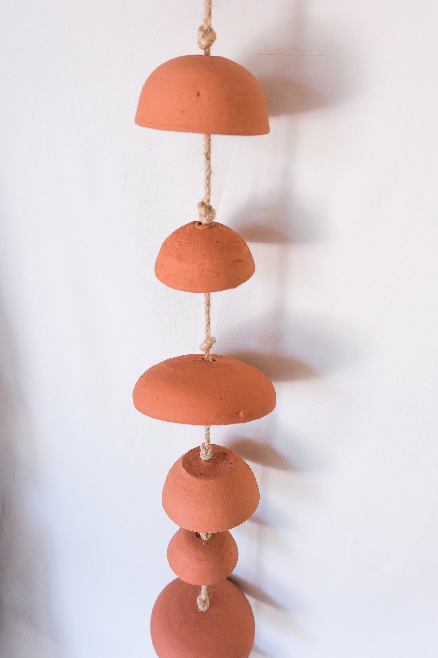 Terracotta Moon Chimes