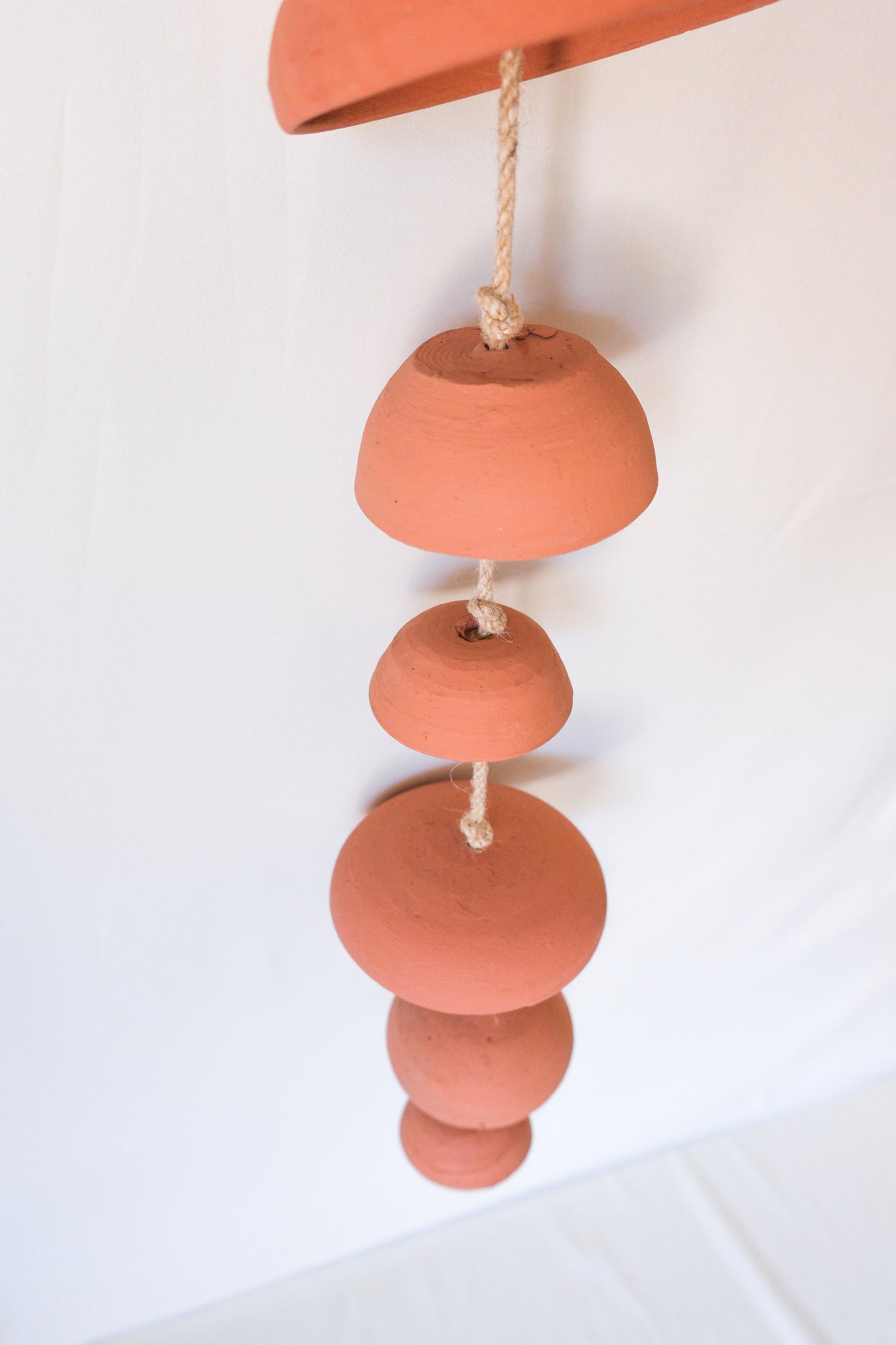 Terracotta Moon Chimes