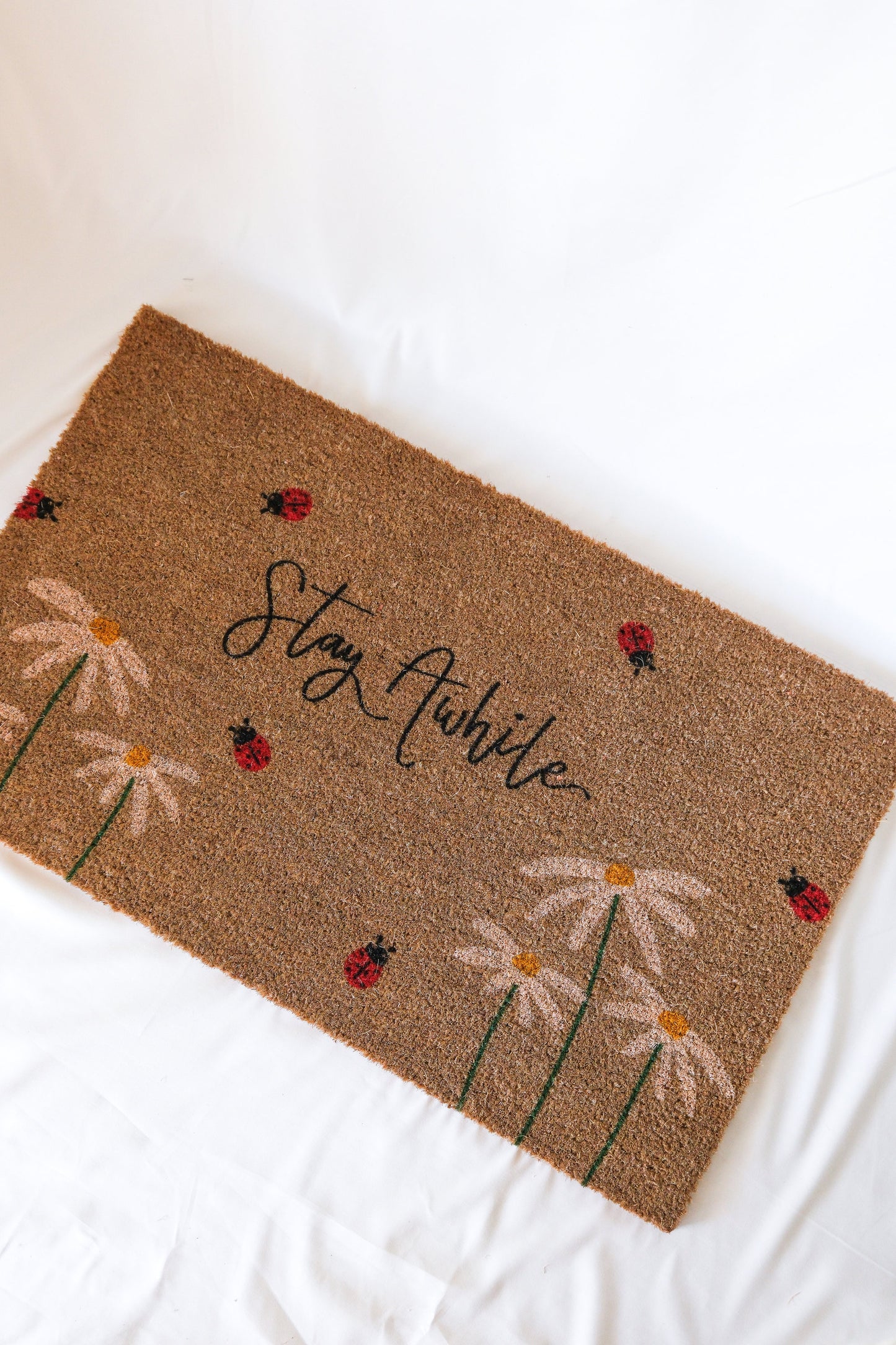 Stay Awhile Doormat