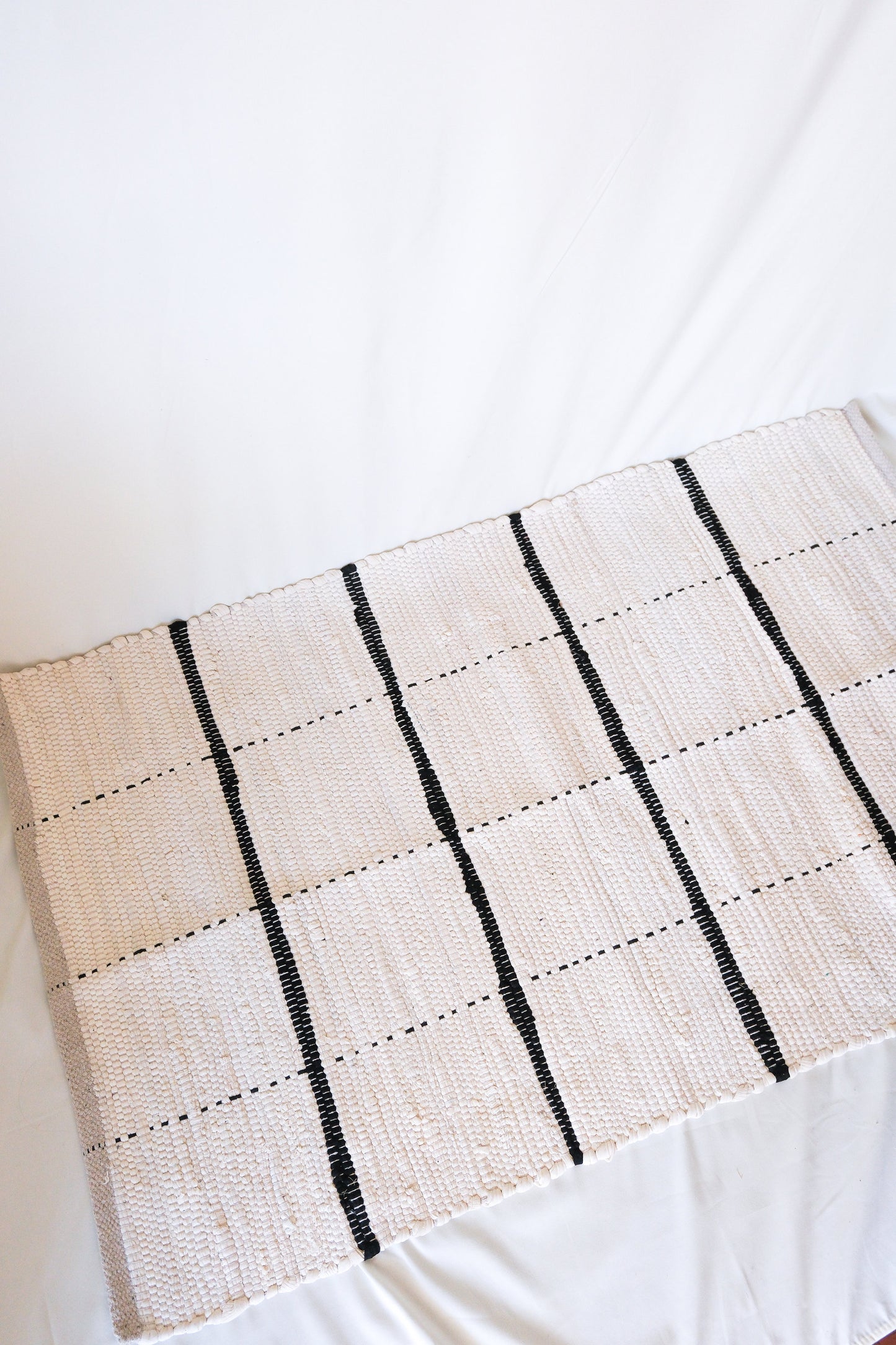 Black & Cream Farmhouse Rug