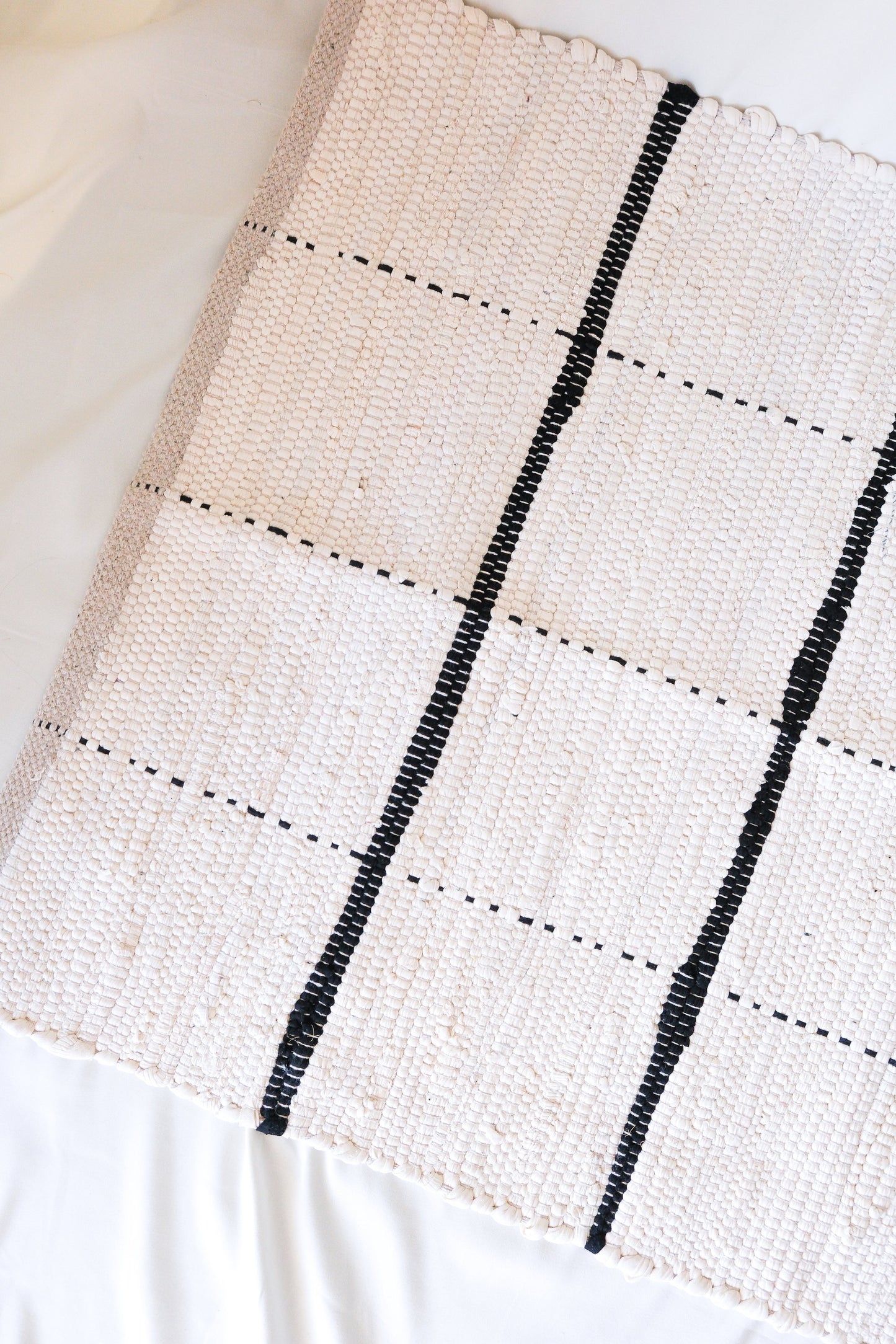 Black & Cream Farmhouse Rug