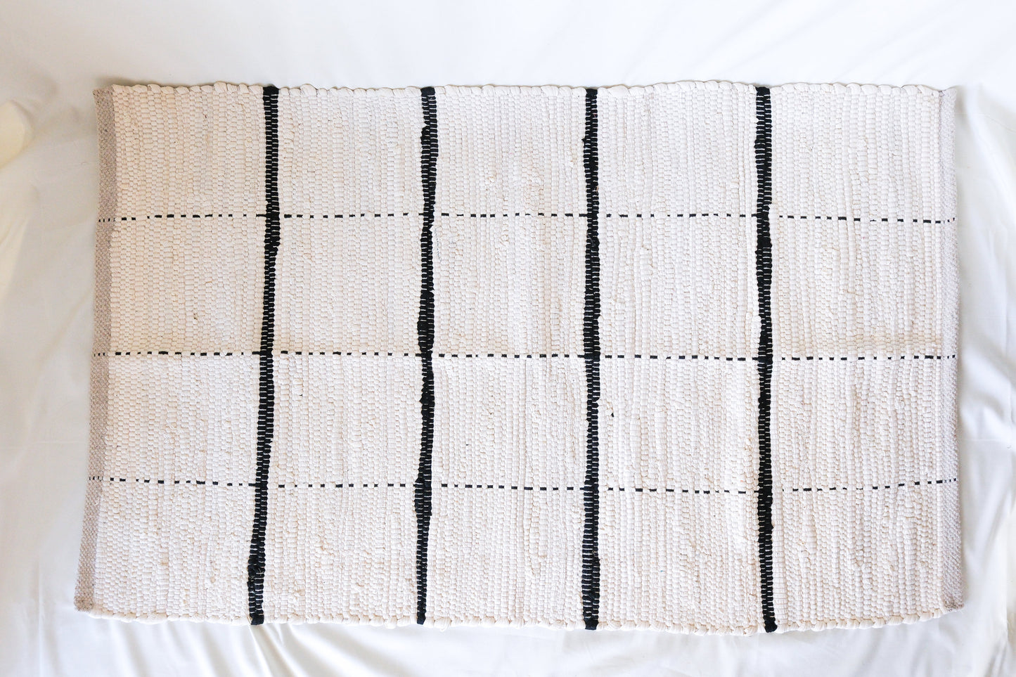 Black & Cream Farmhouse Rug