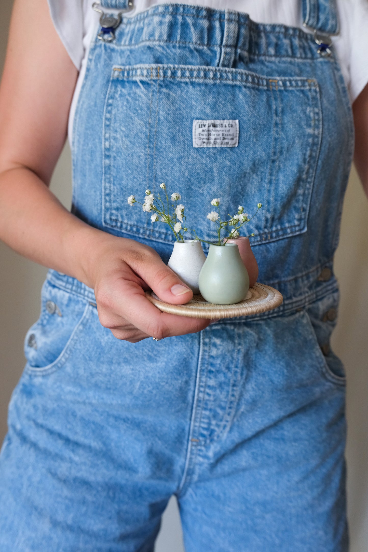 Miniature Concrete Bud Vase
