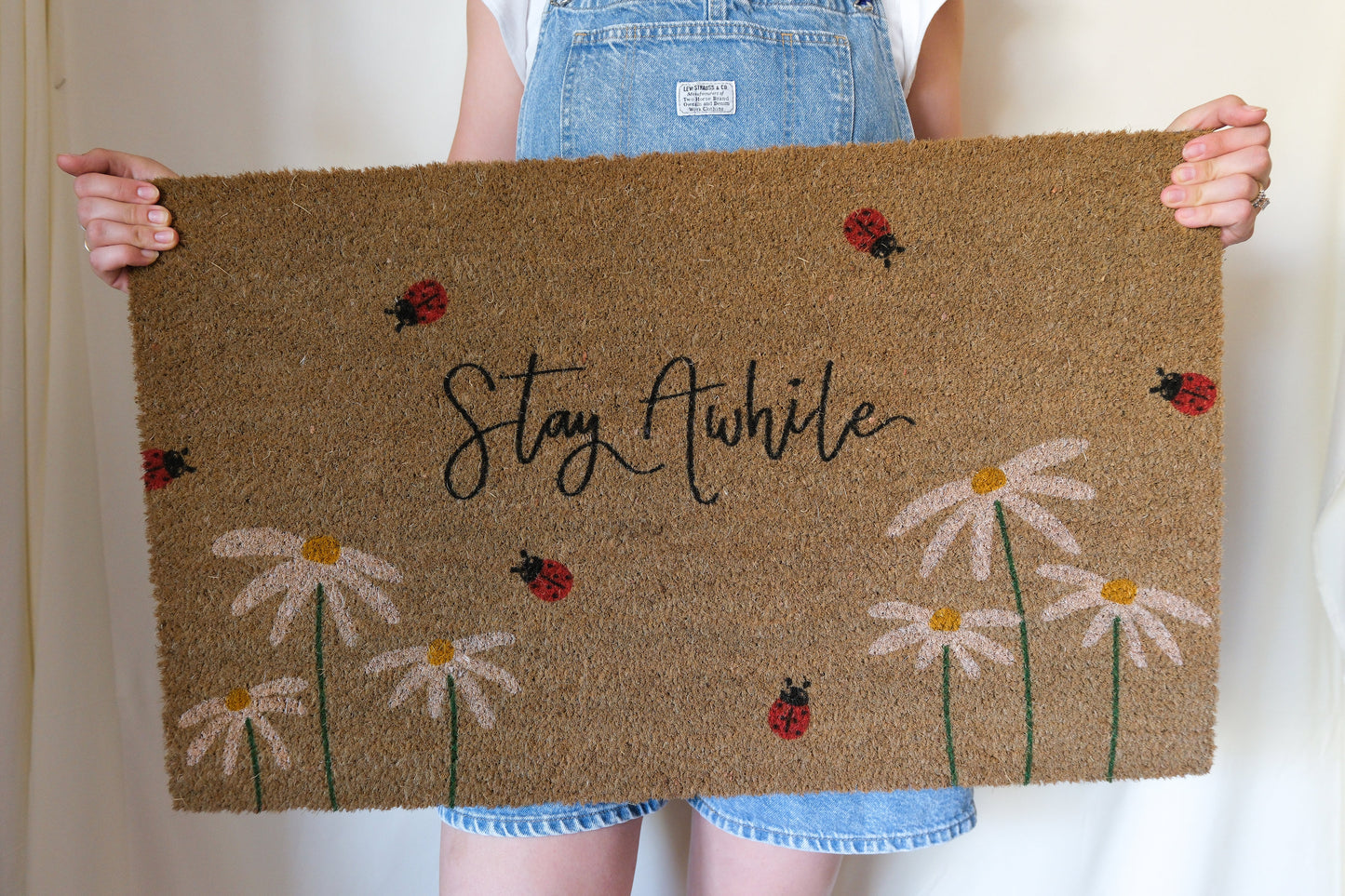 Stay Awhile Doormat