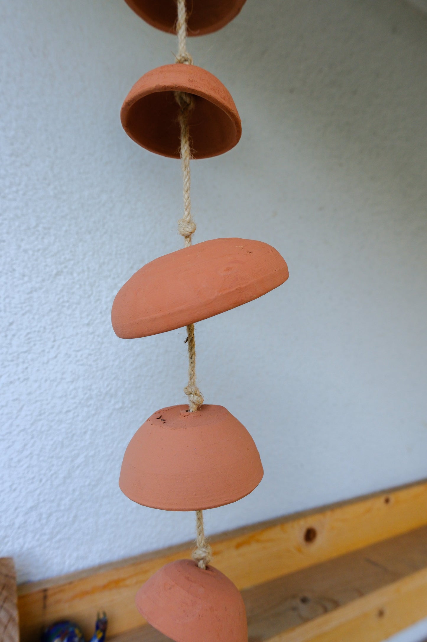 Terracotta Moon Chimes