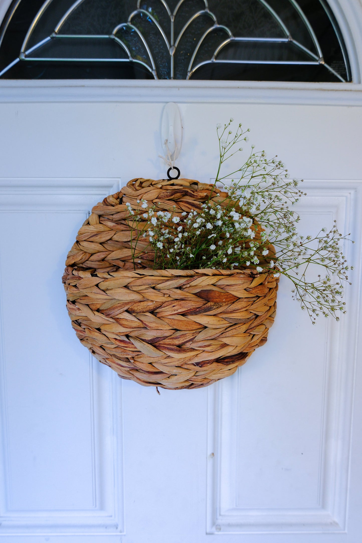 Round Hanging Floral Basket