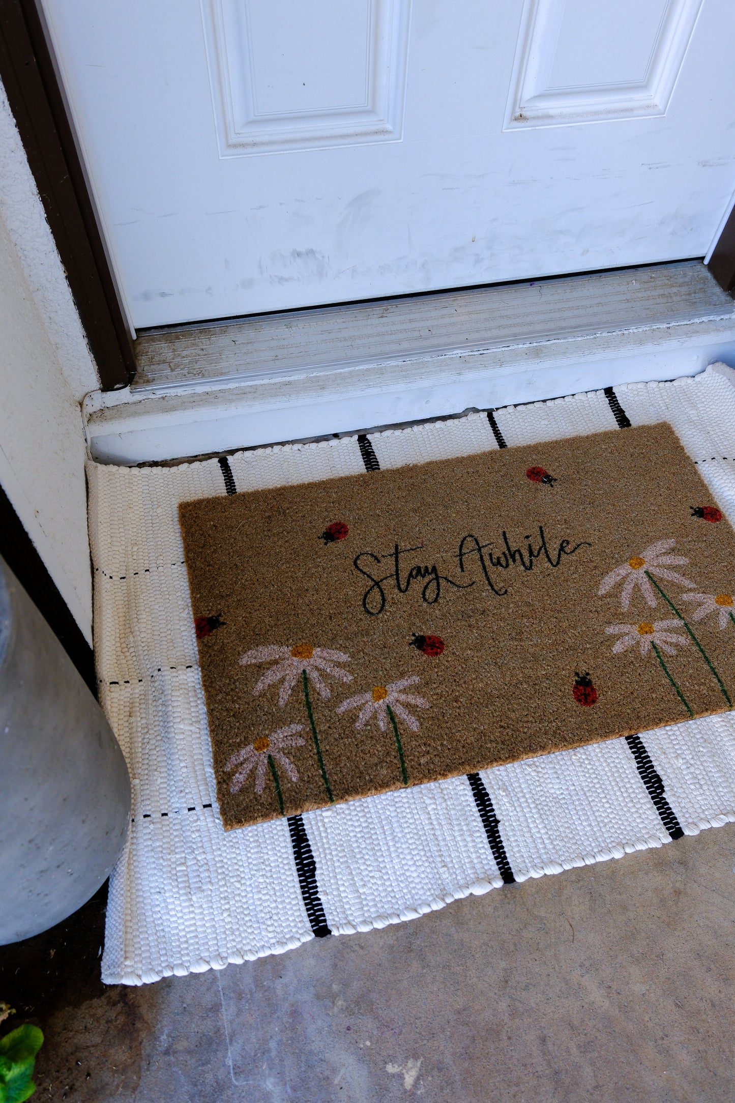 Stay Awhile Doormat