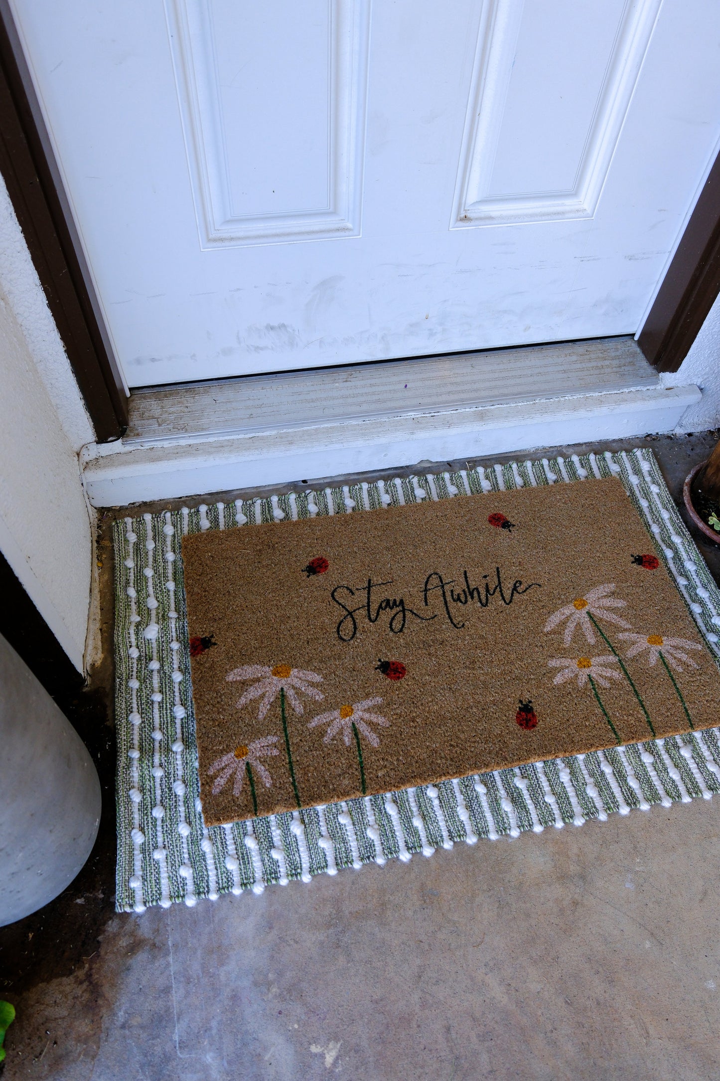 Stay Awhile Doormat