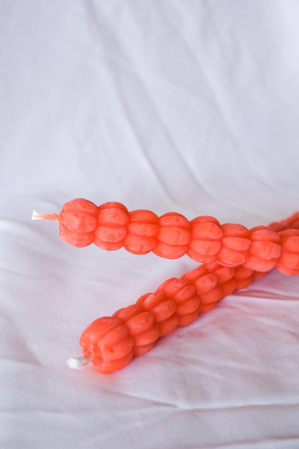 Pumpkin Taper Candles