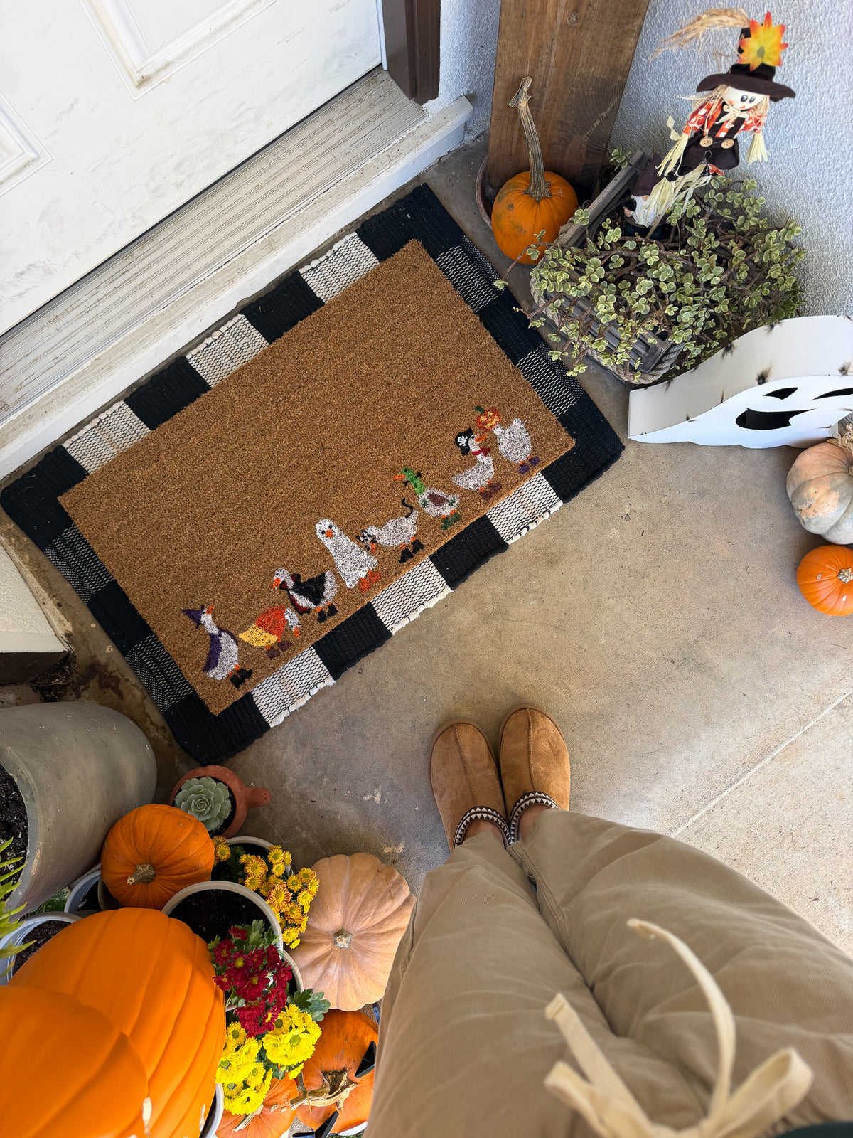 Spooky Goose Doormat