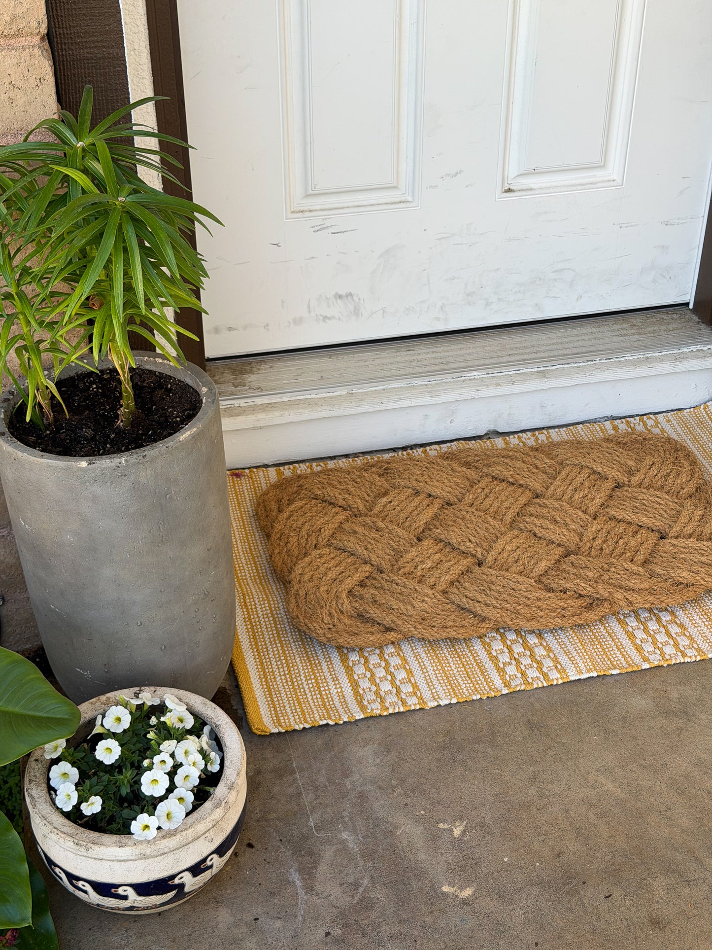 Yellow Stripe Rug