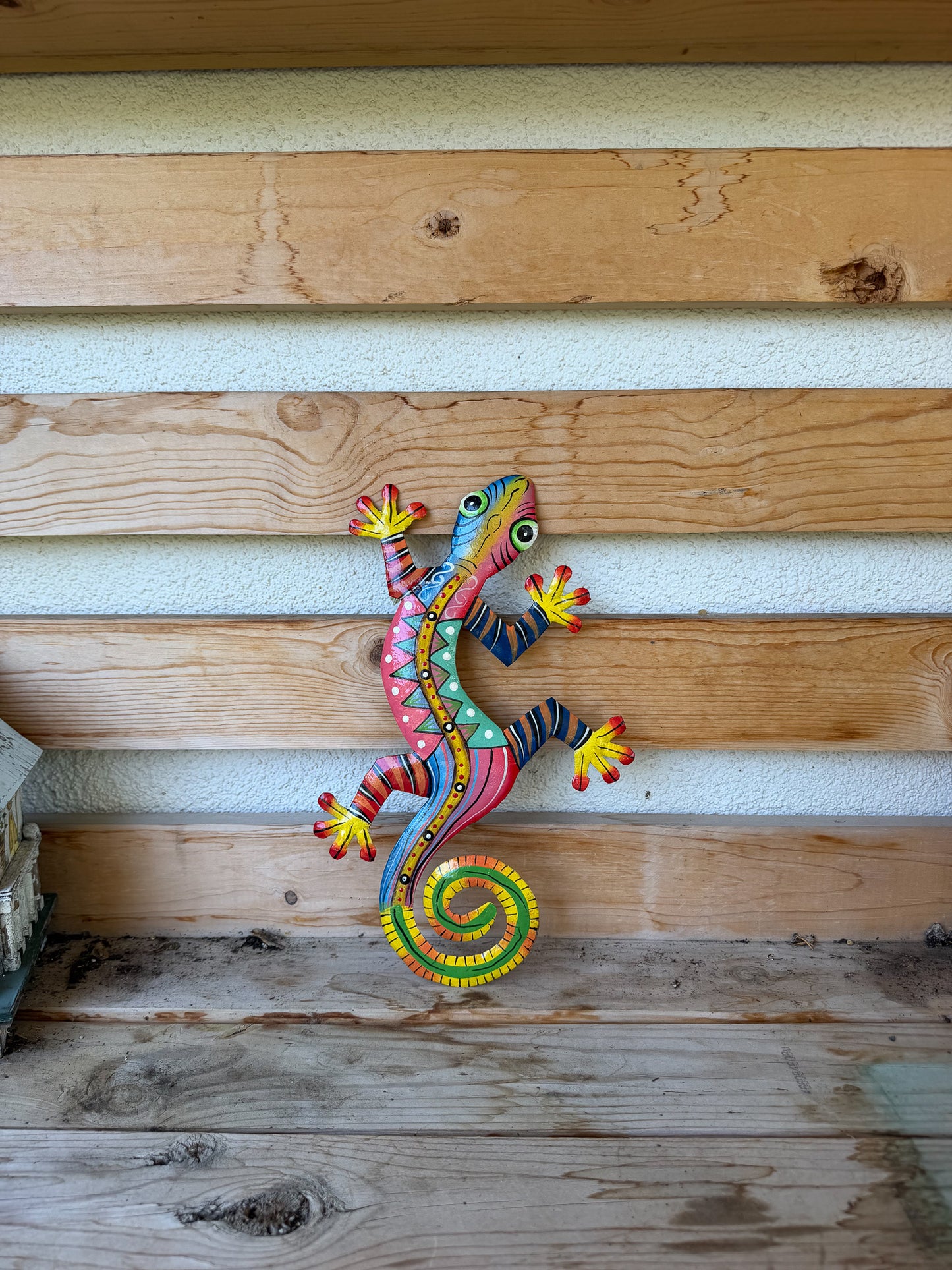 Metal Gecko Wall Art