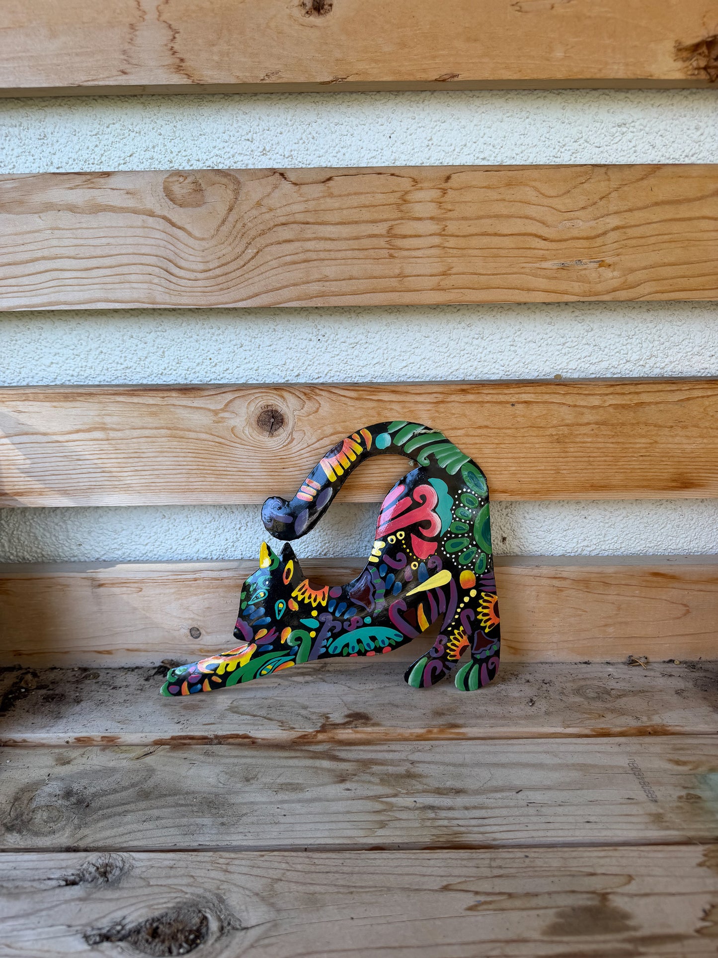 Metal Cat Wall Art
