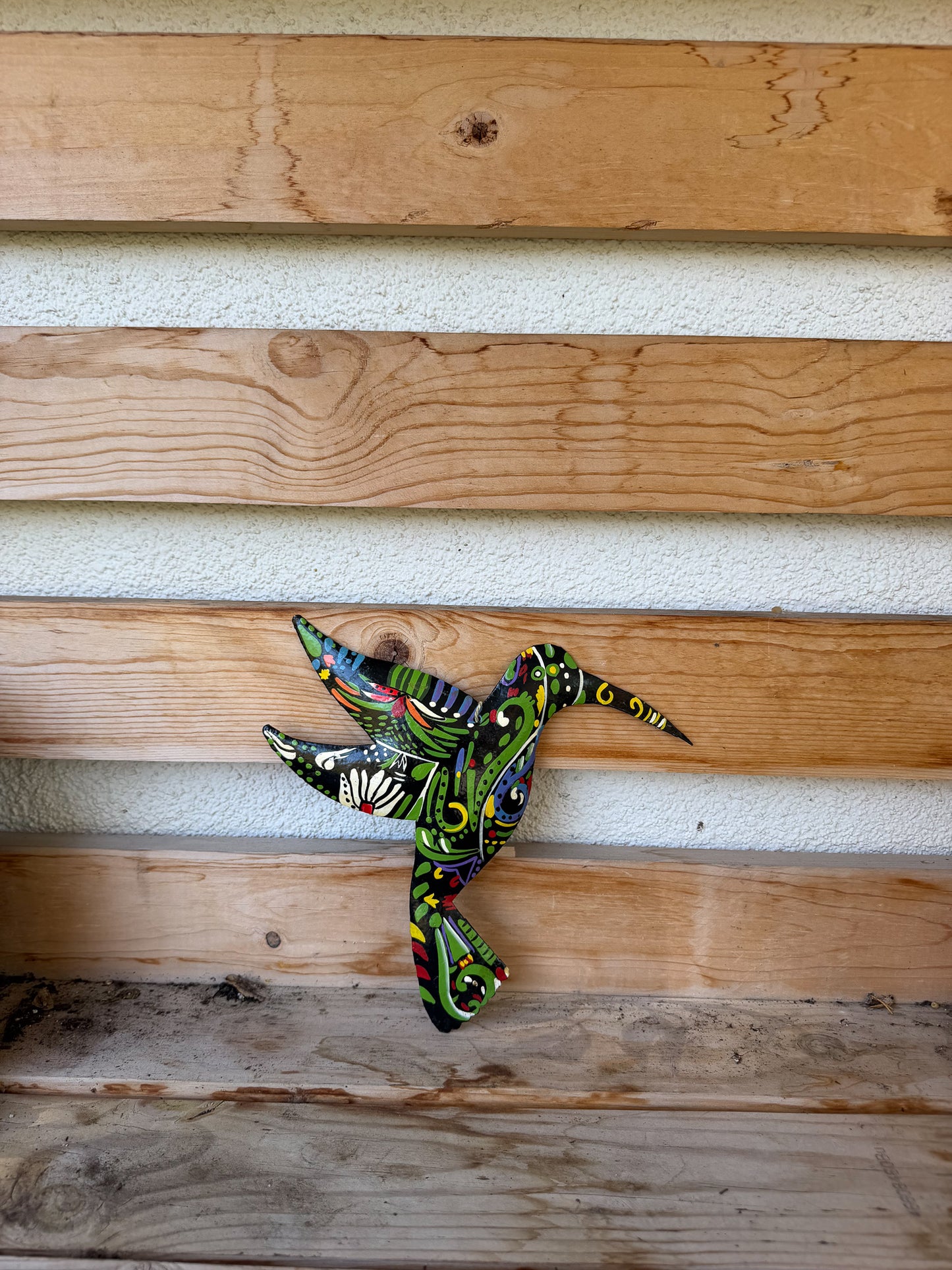 Metal Hummingbird Wall Art