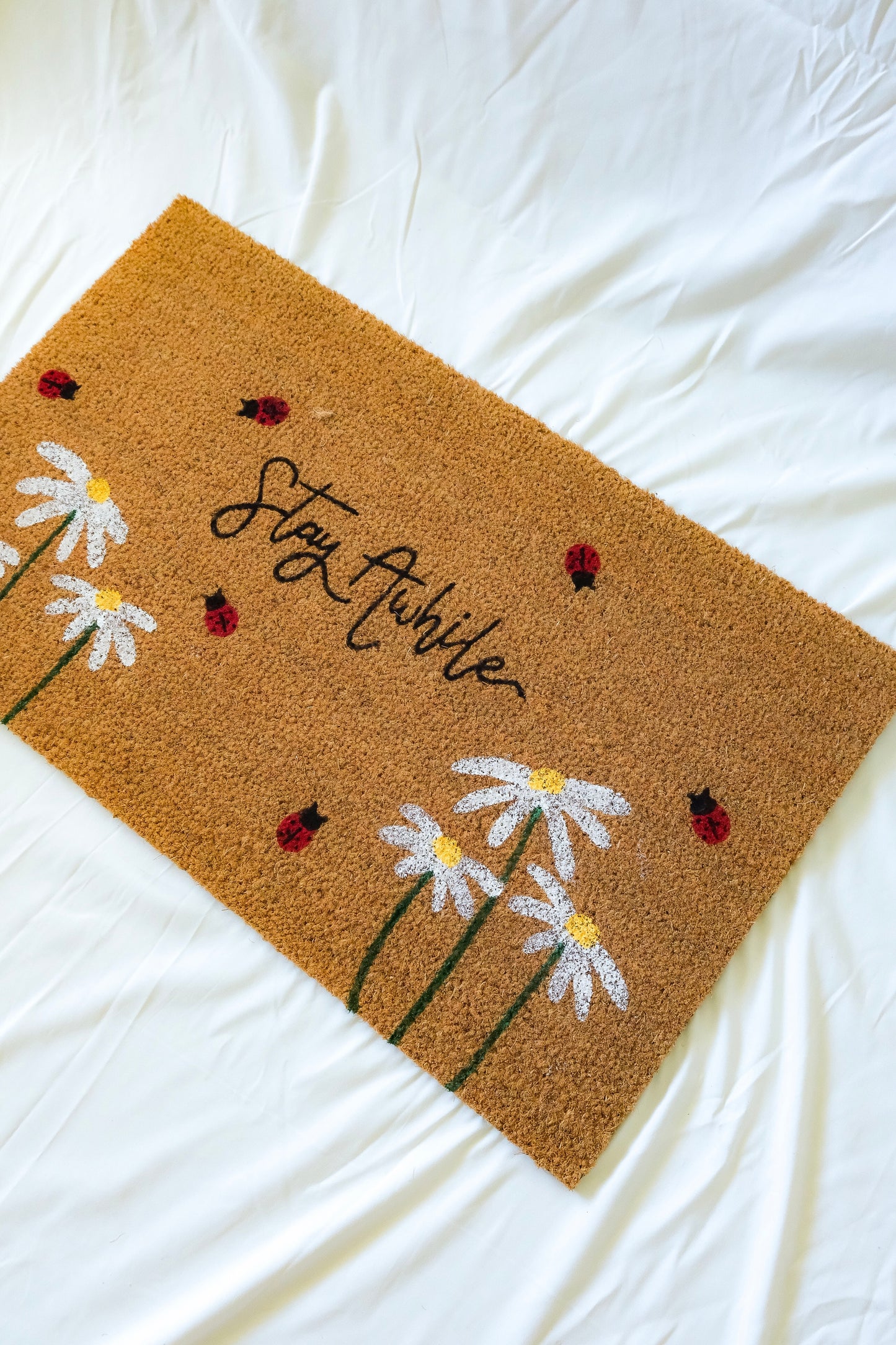 Stay Awhile Doormat