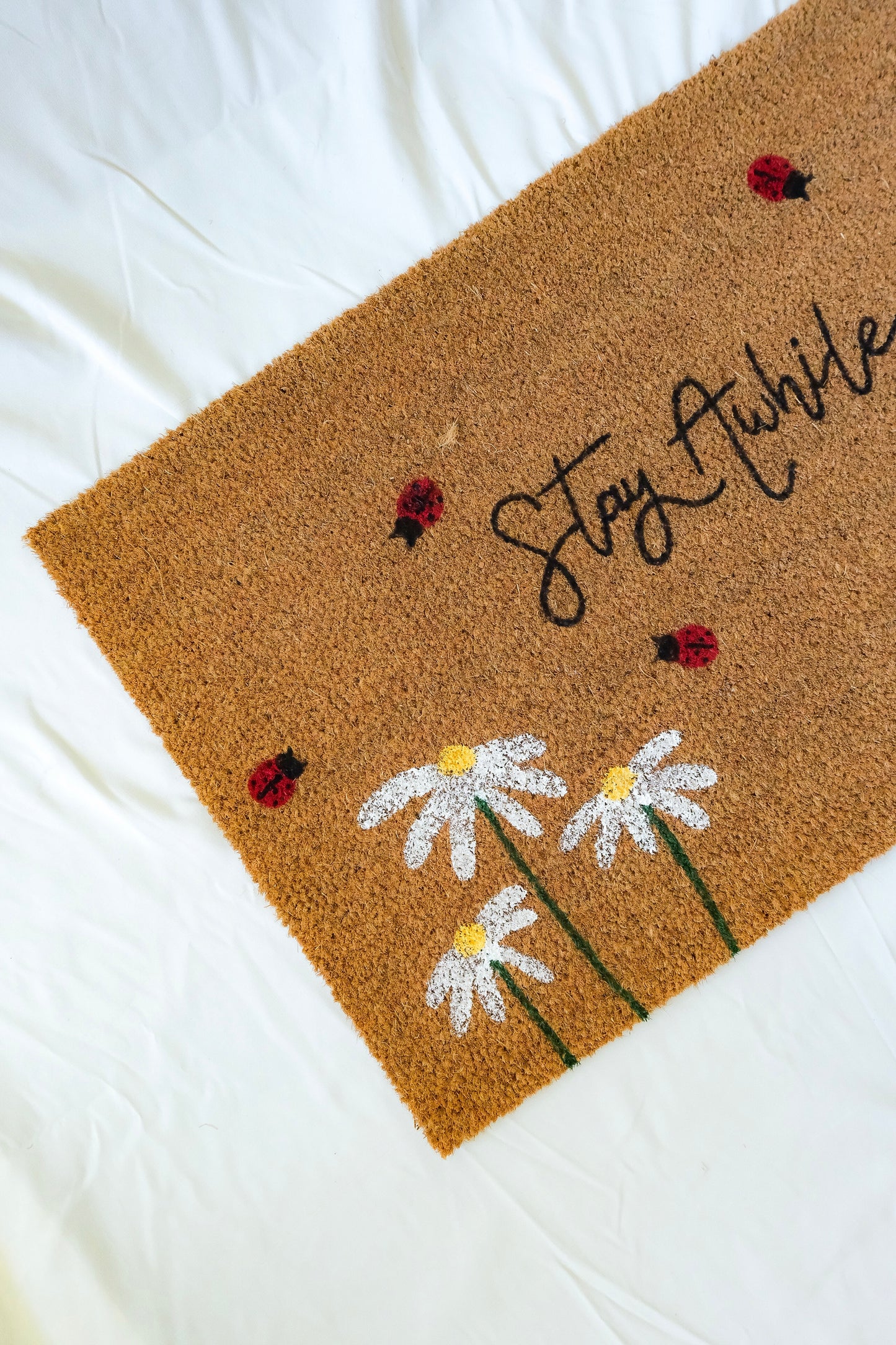 Stay Awhile Doormat
