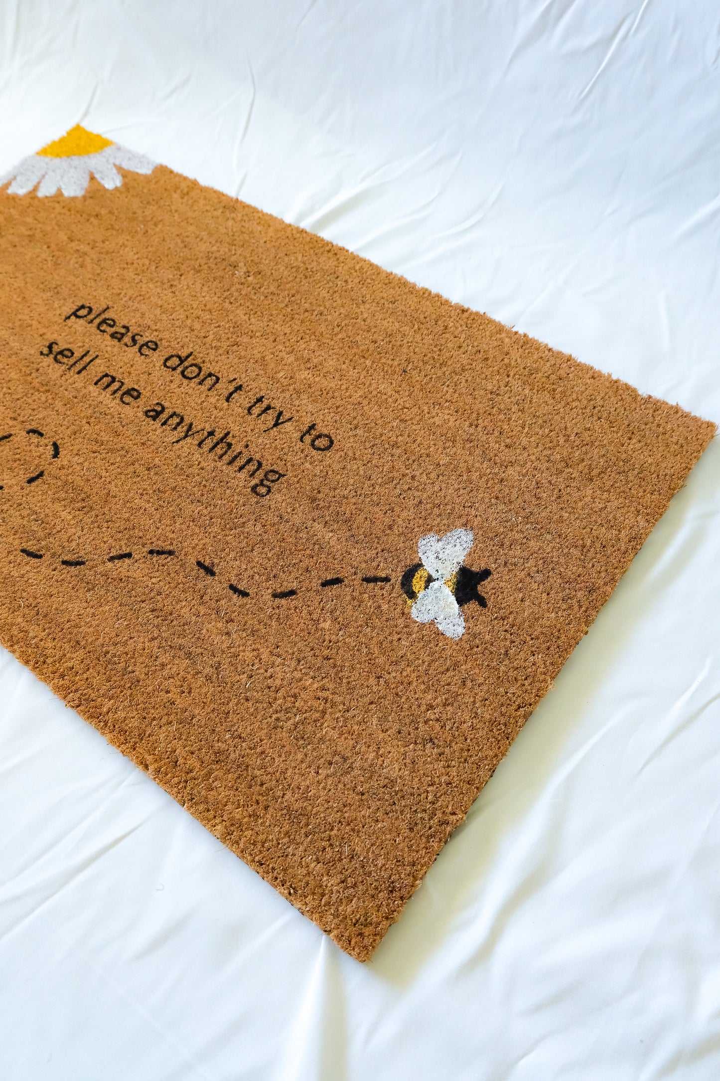 Polite No Soliciting Doormat
