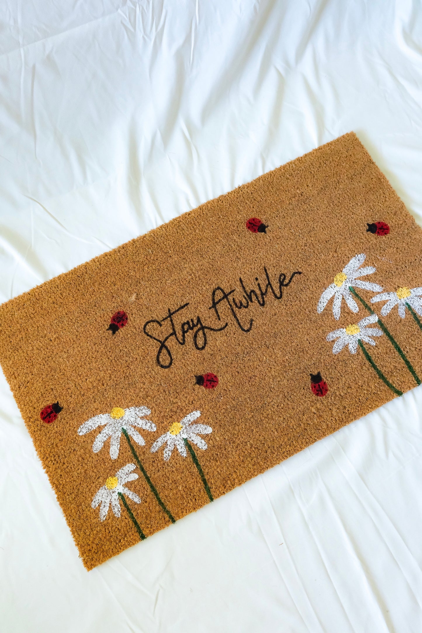 Stay Awhile Doormat