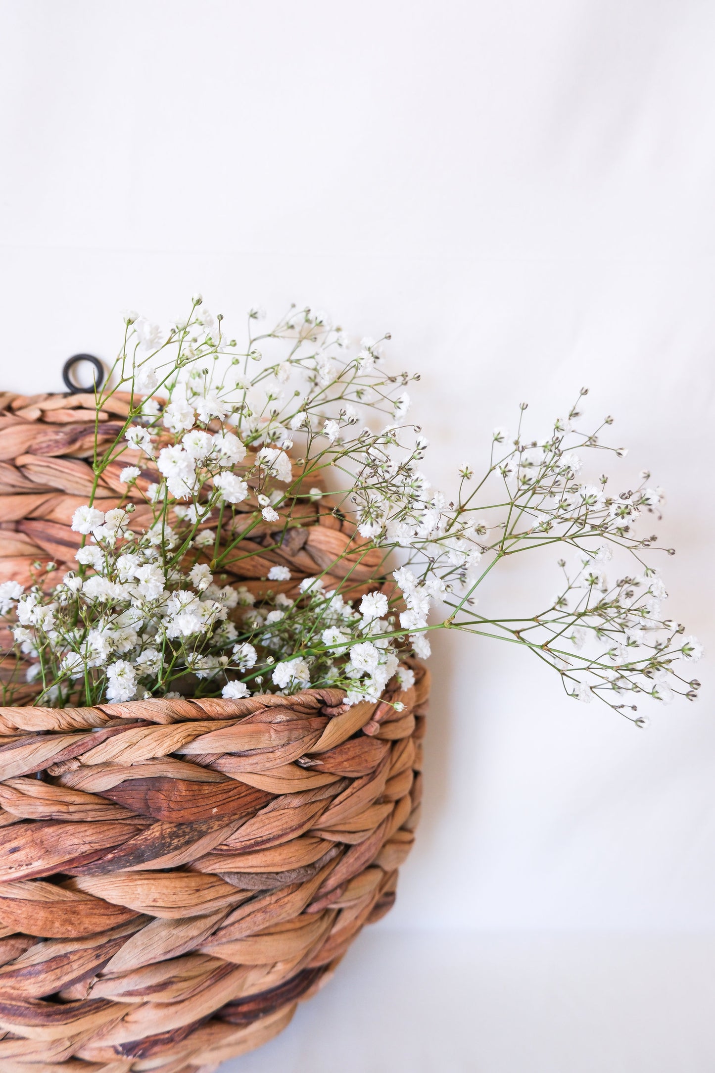 Round Hanging Floral Basket