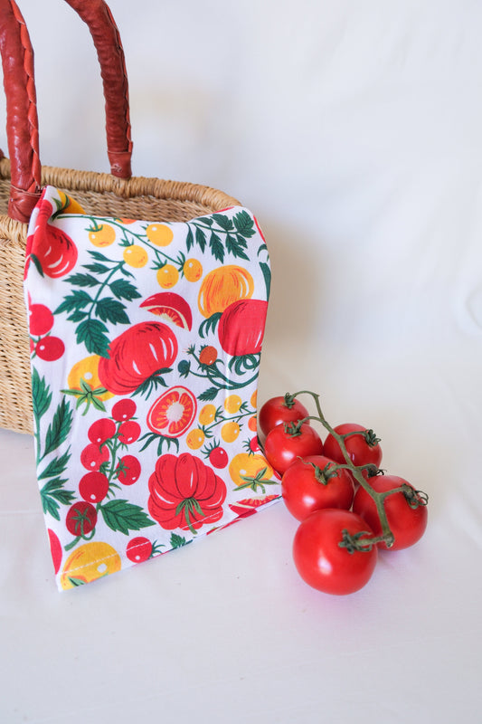 Tomato Vine Tea Towel