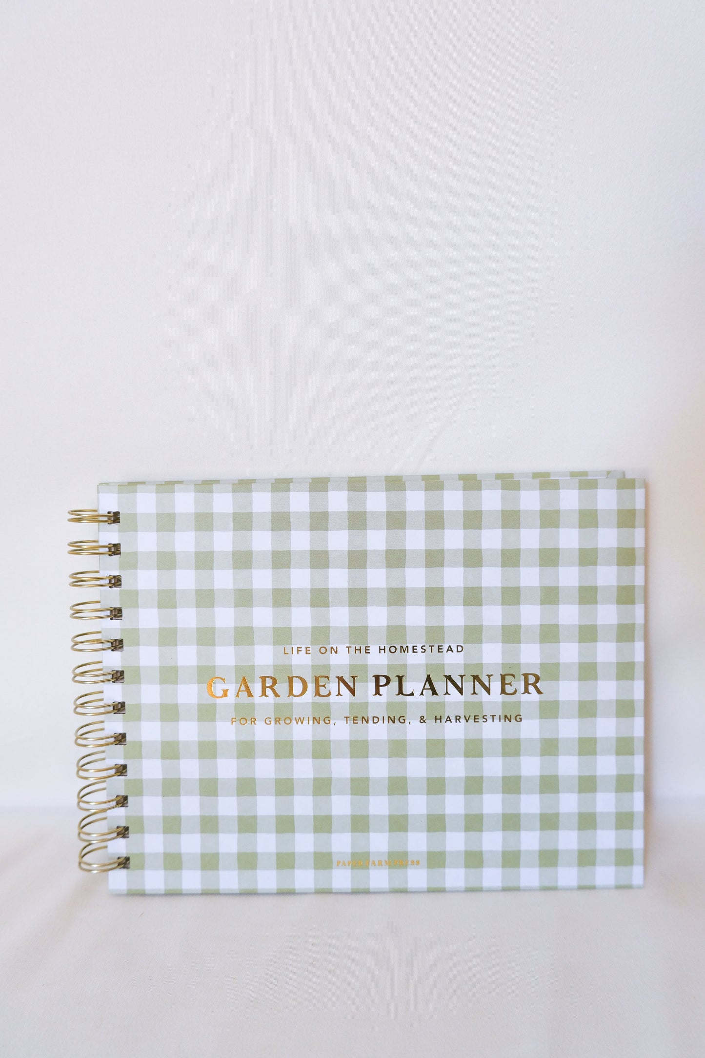 Gingham Garden Planner