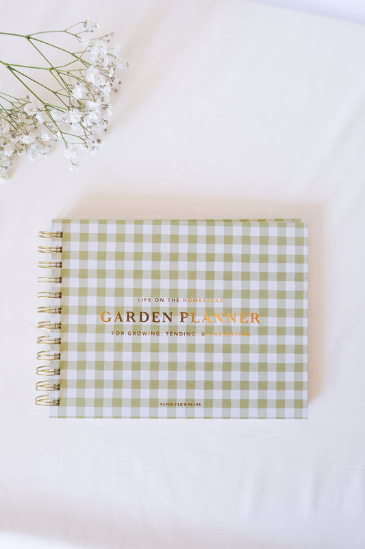Gingham Garden Planner