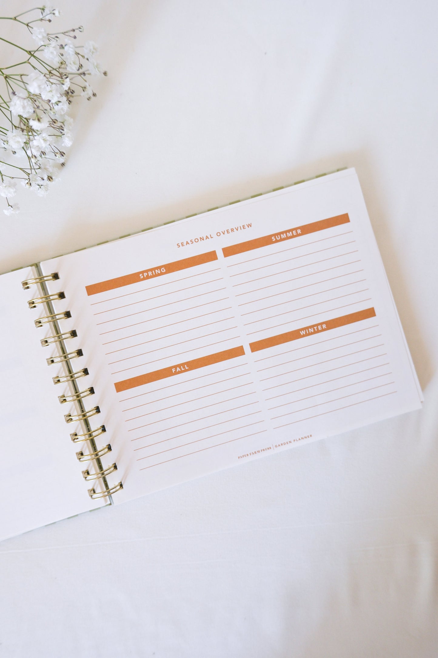Gingham Garden Planner