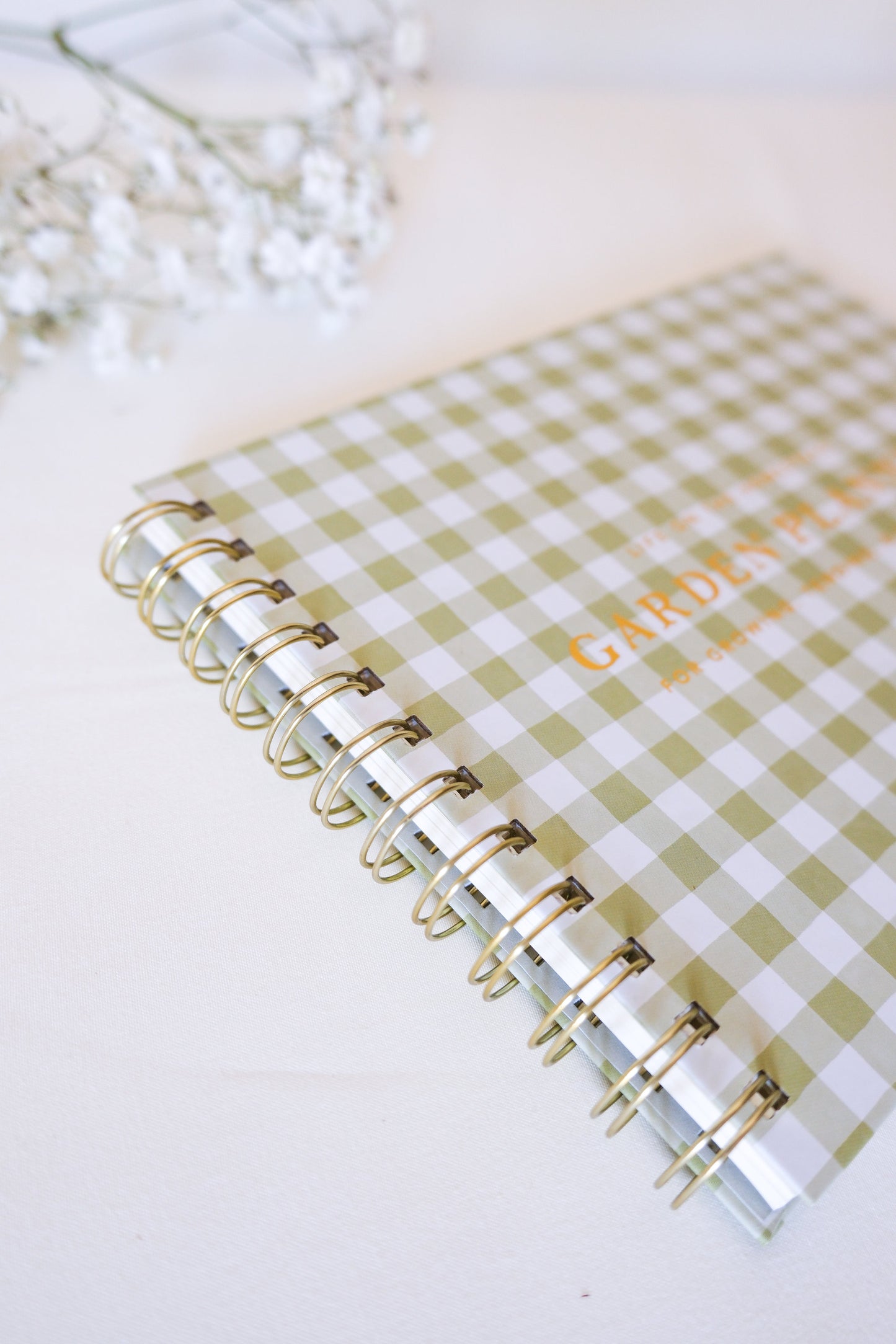 Gingham Garden Planner