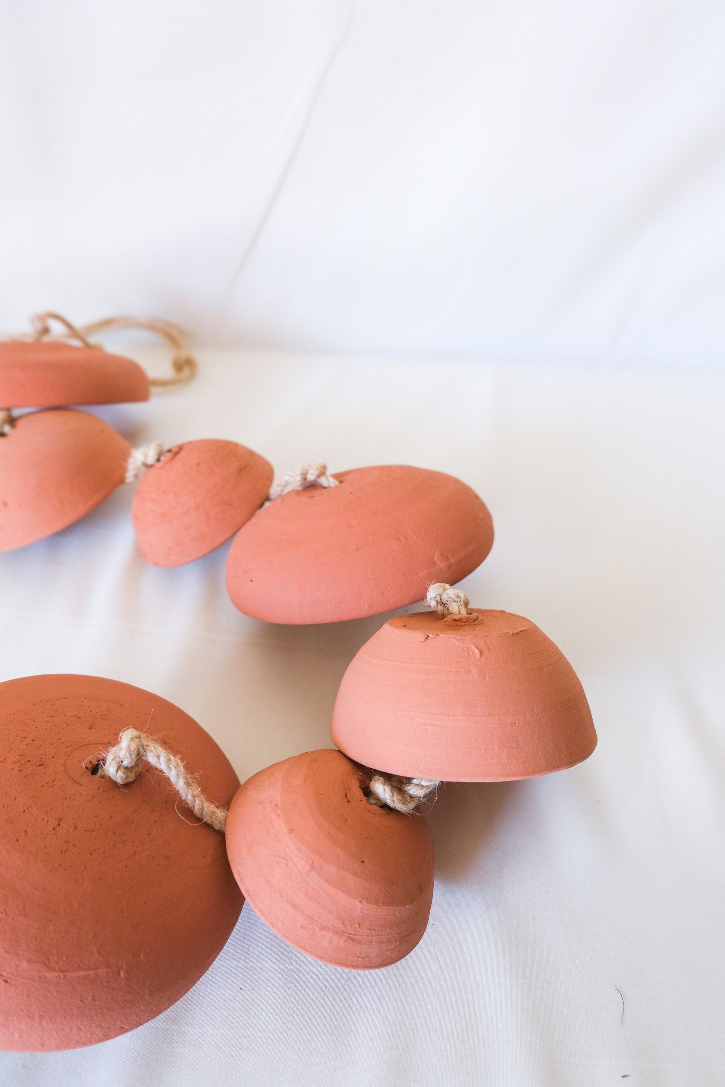 Terracotta Moon Chimes