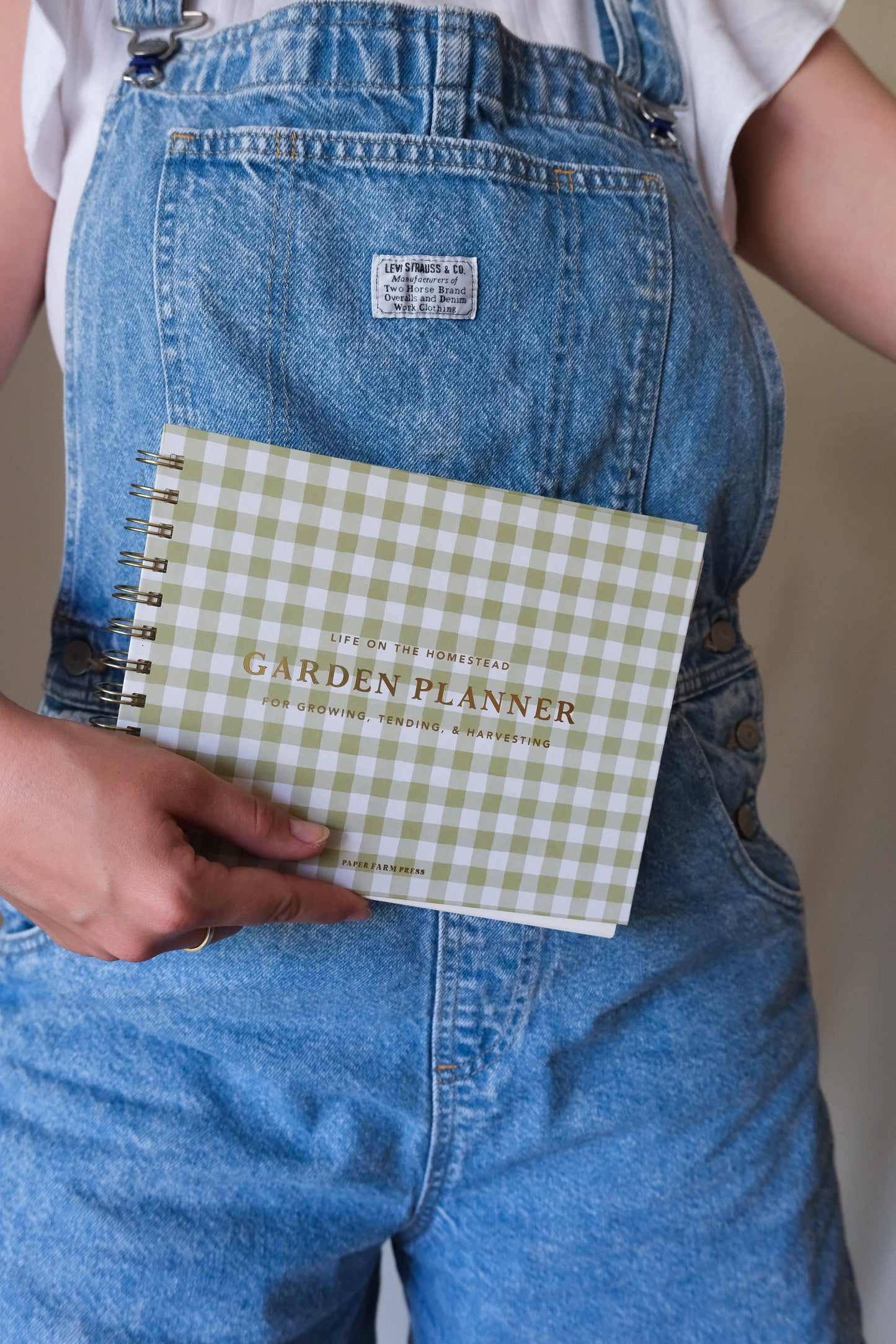 Gingham Garden Planner