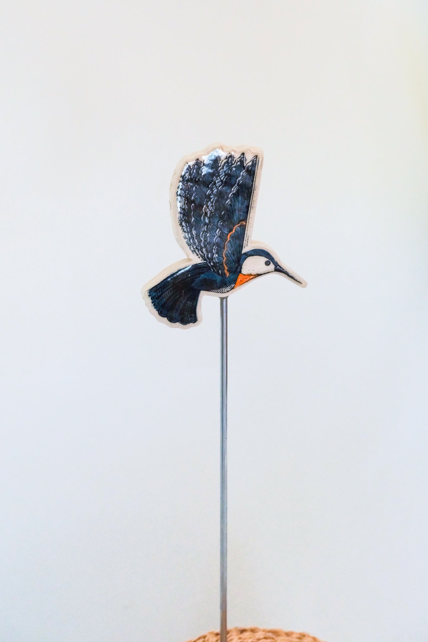 Hummingbird Garden Stake