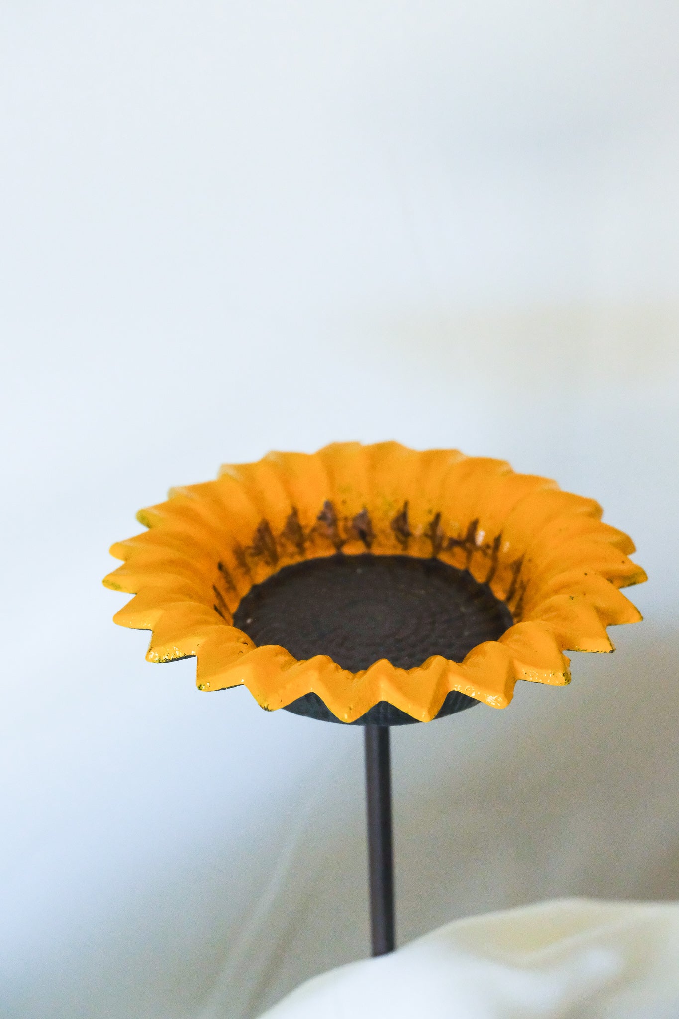 Cast Iron Floral Bird Feeder