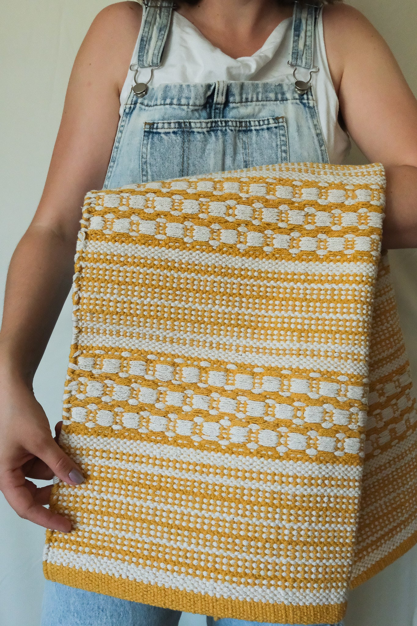 Yellow Stripe Rug
