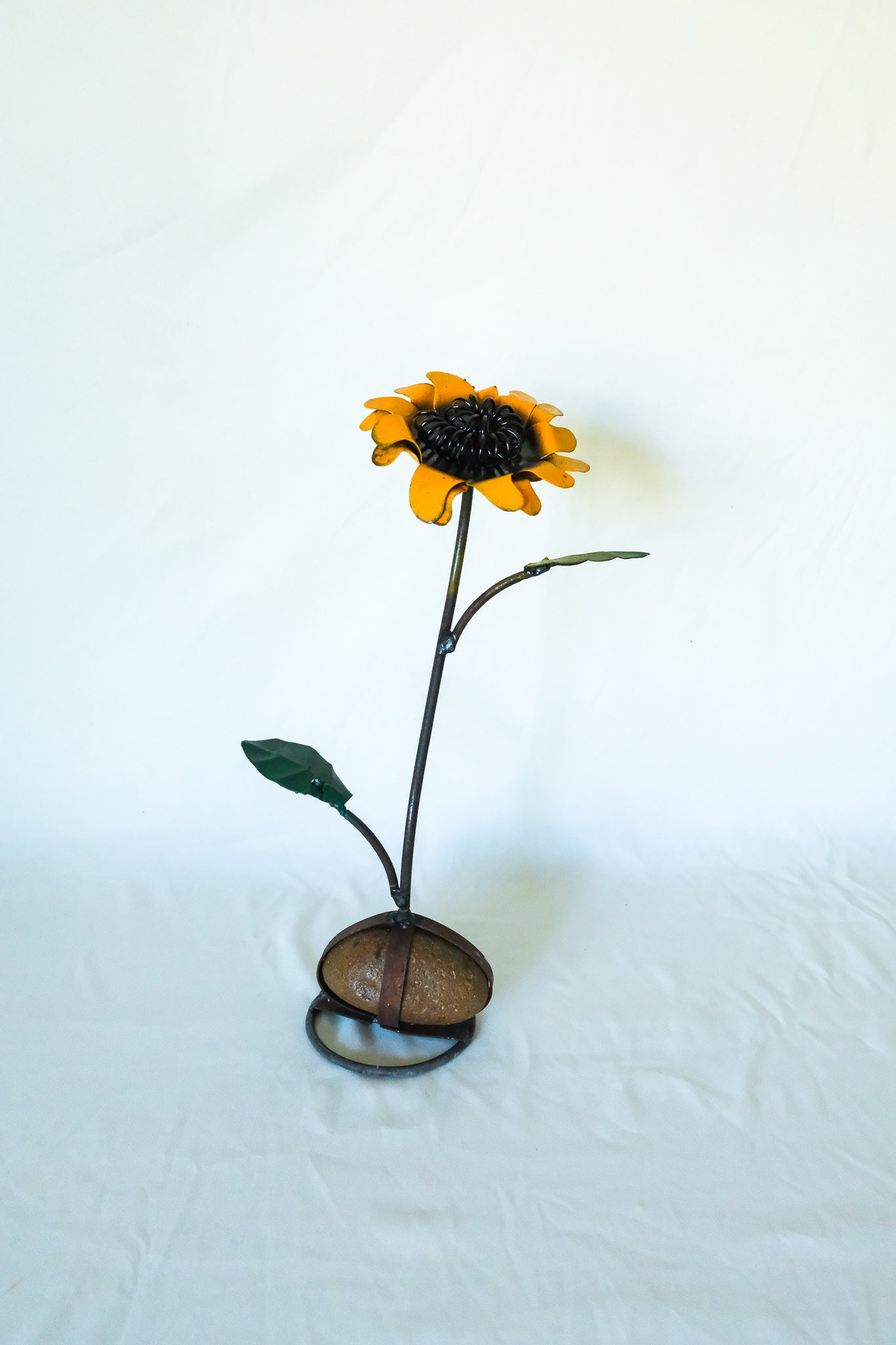 Metal Garden Sunflower Yard Art