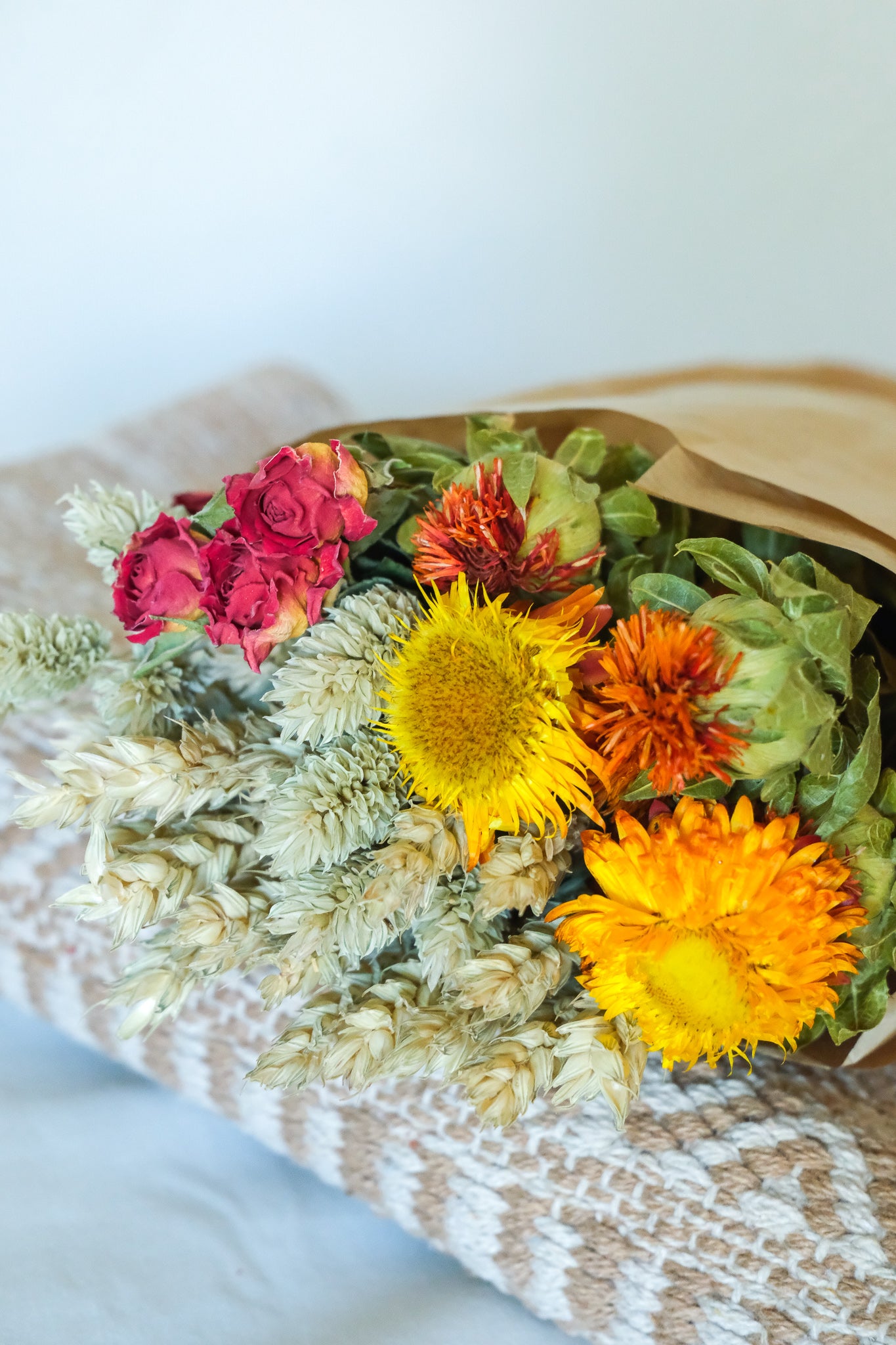 Summer Dried Flower Bouquet