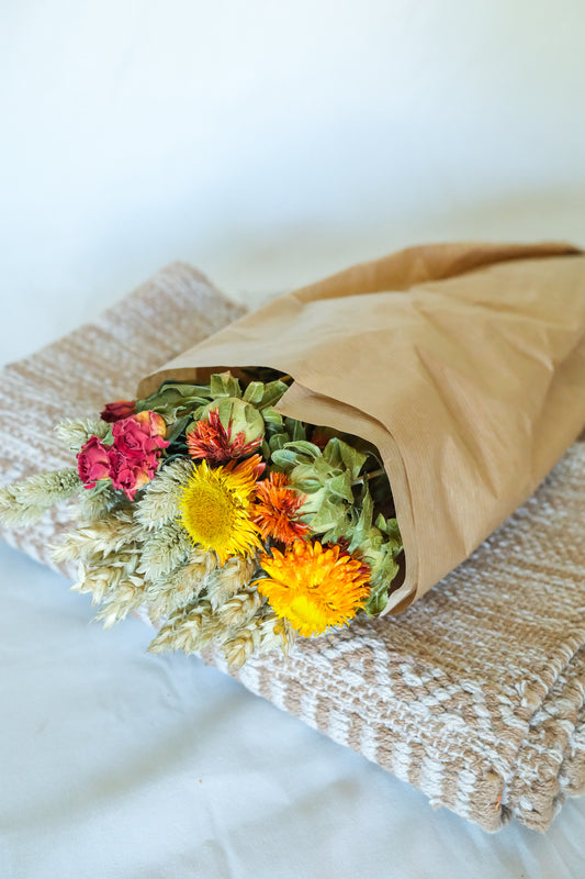 Summer Dried Flower Bouquet