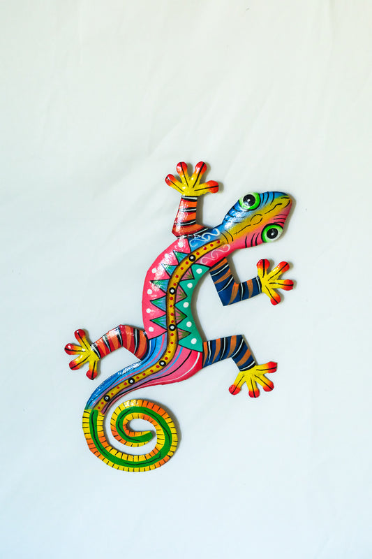 Metal Gecko Wall Art