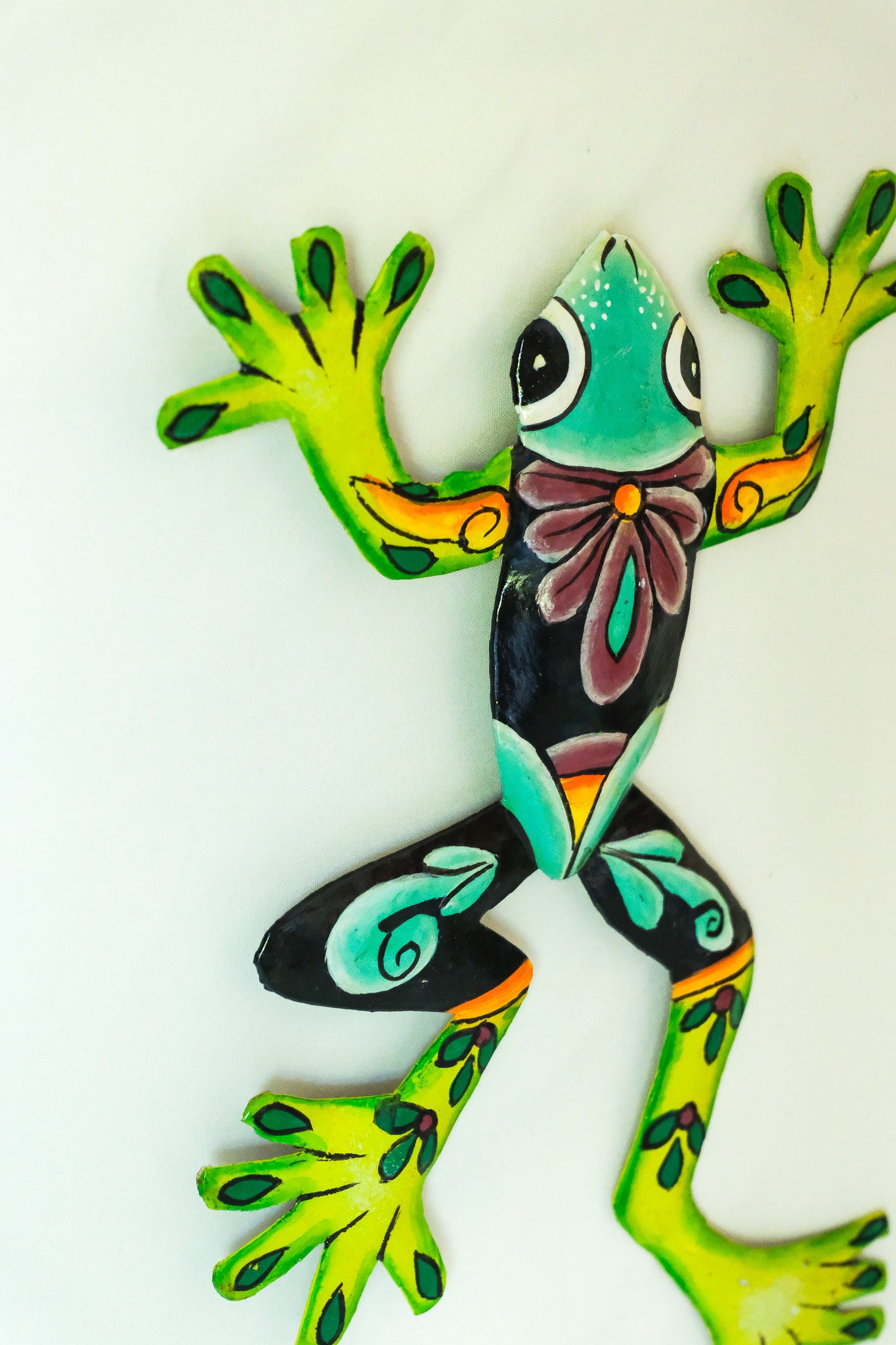 Metal Frog Wall Art