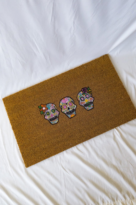 Sugar Skull Doormat