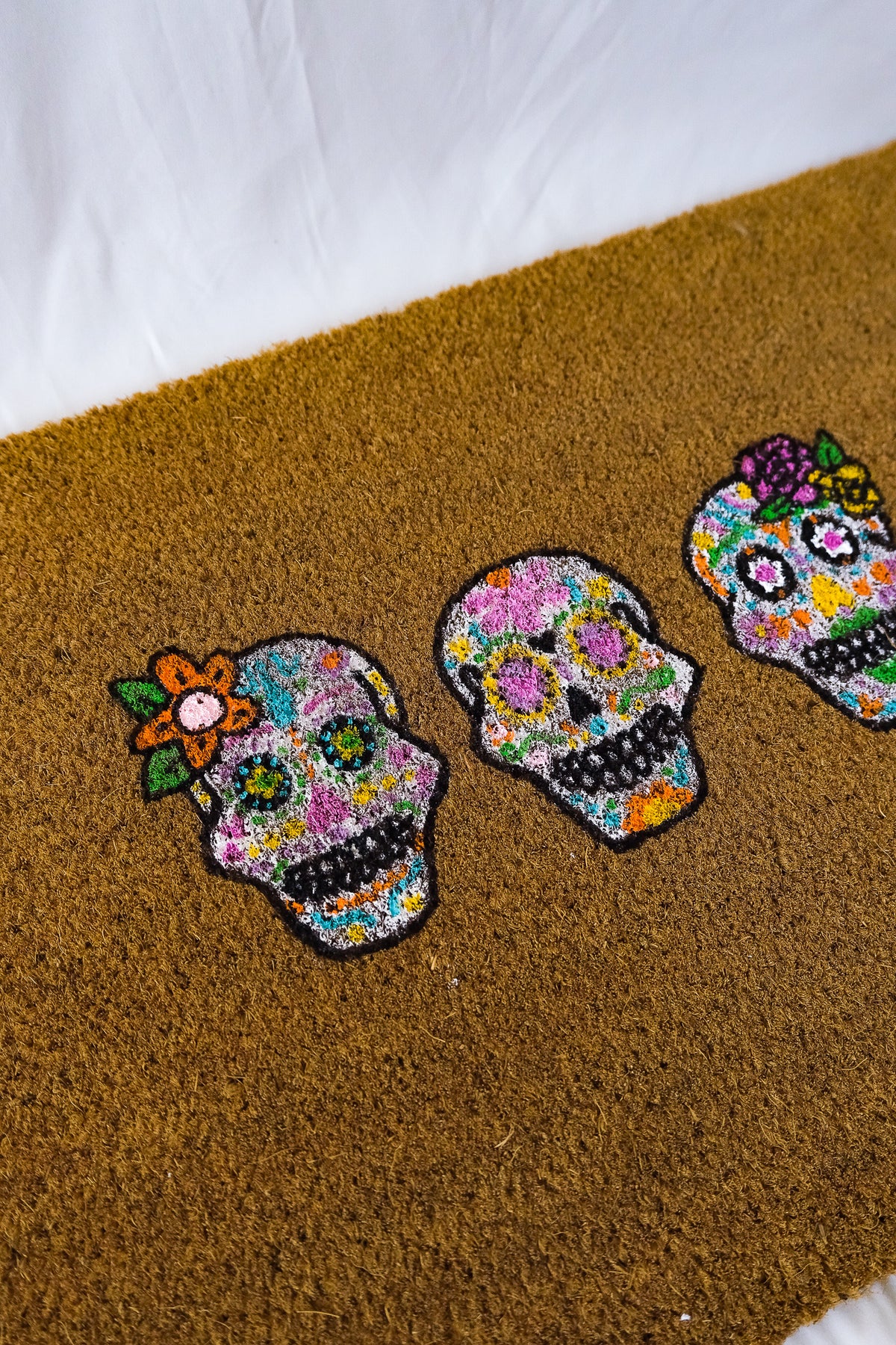 Sugar Skull Doormat