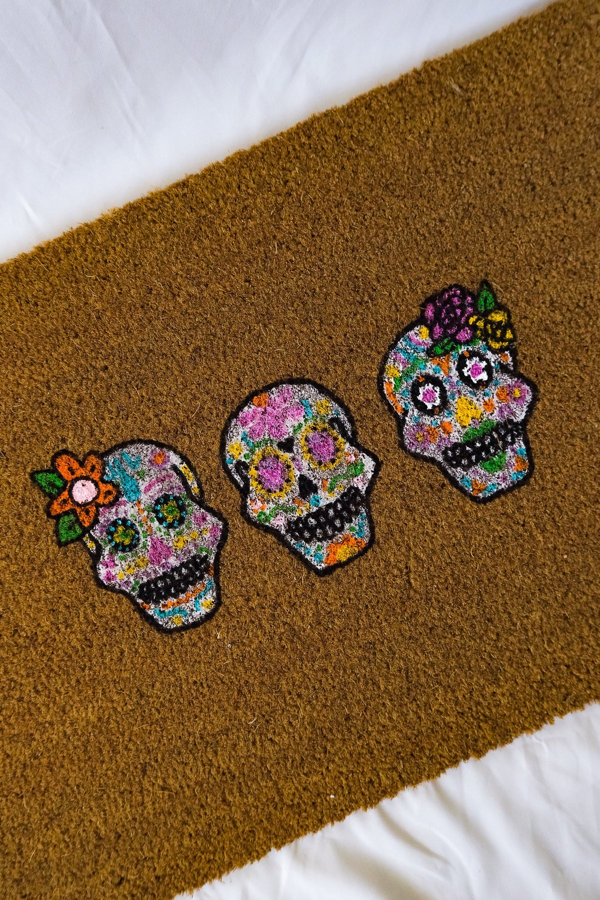 Sugar Skull Doormat